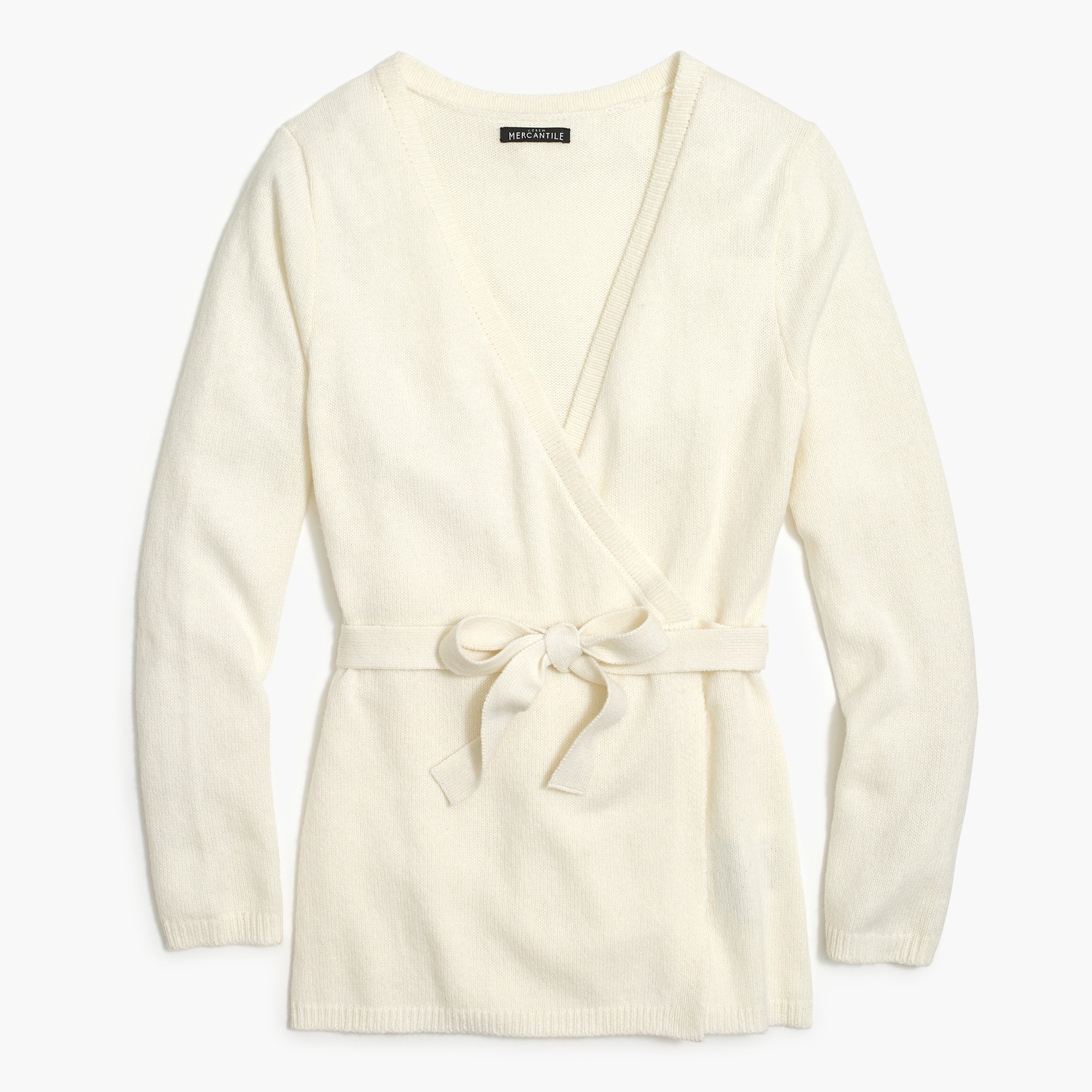Wrap cardigan sweater