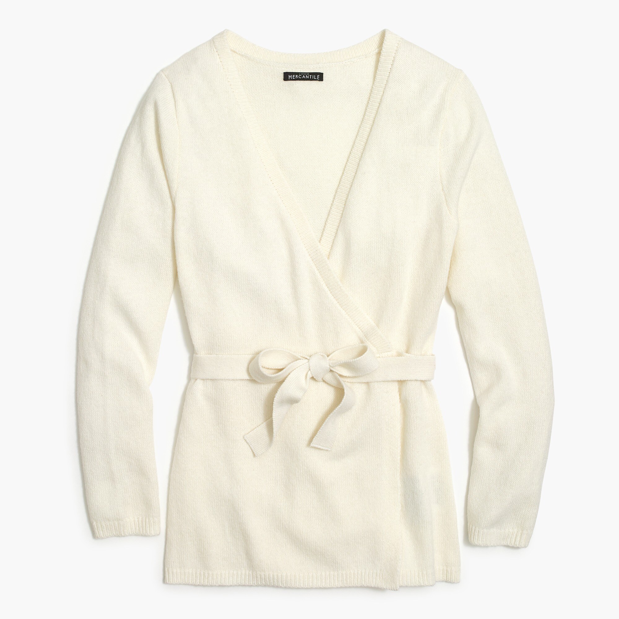 Wrap cardigan sweater