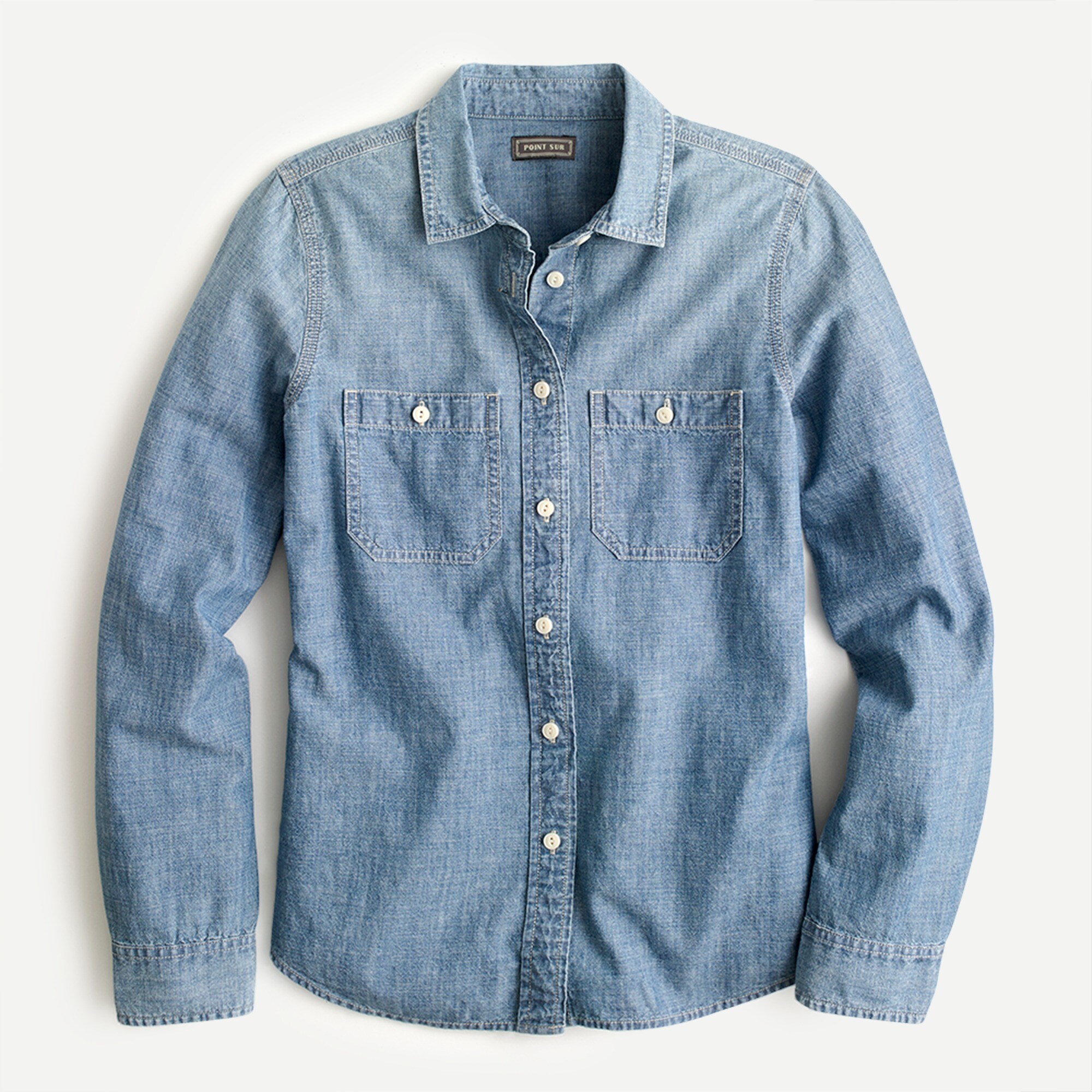 Button-up shirt in Japanese denim