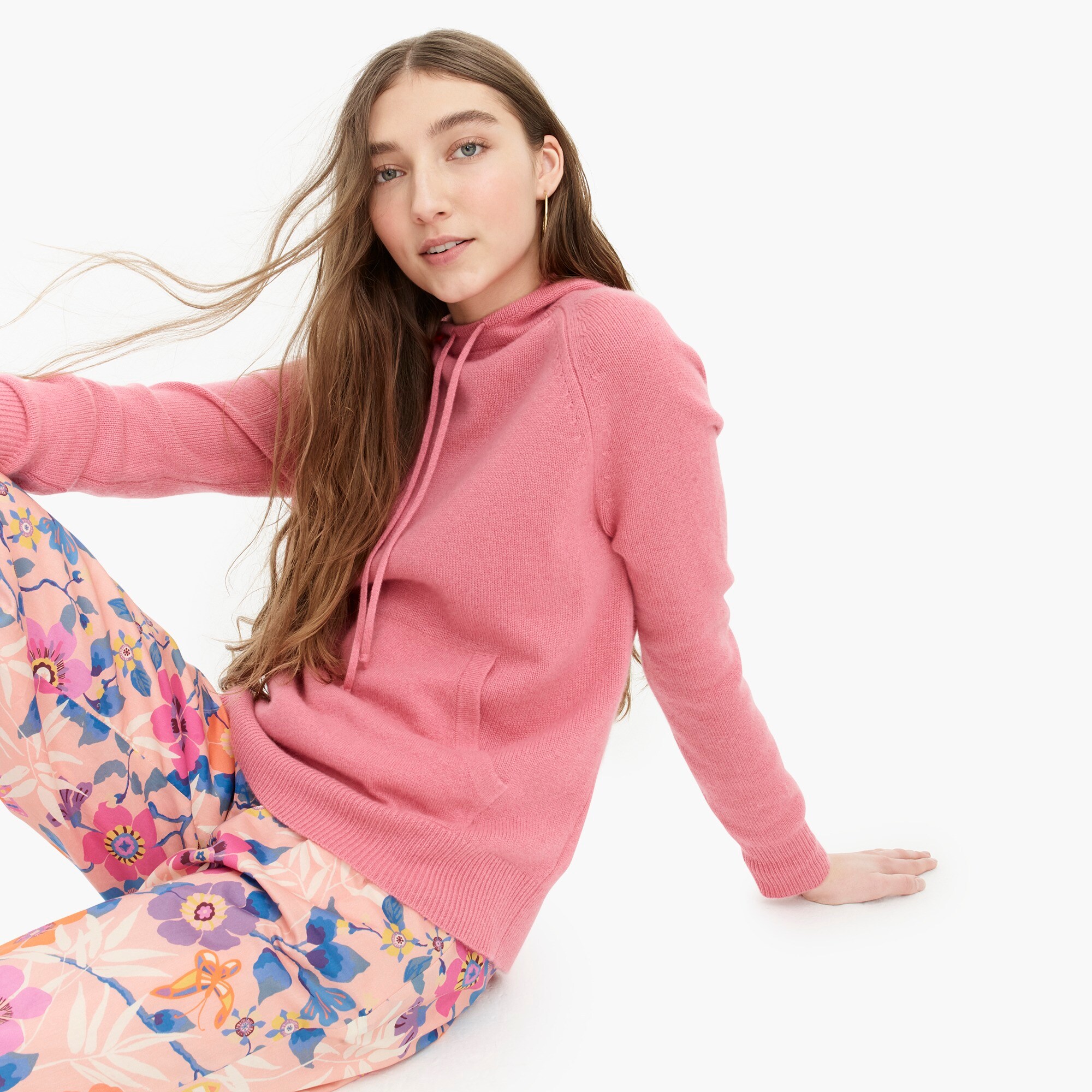 womens Hoodie sweater in everyday cashmere