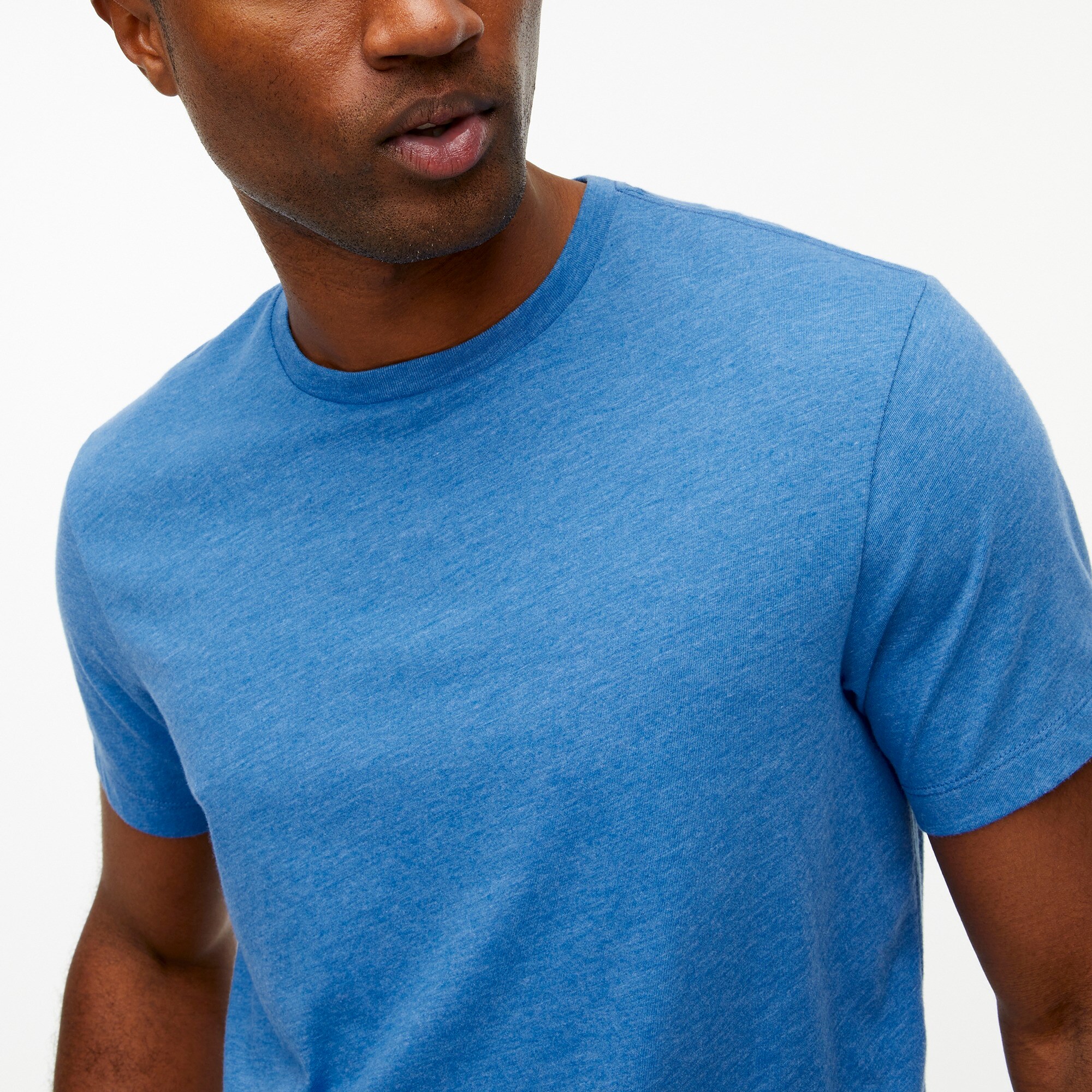 Cotton-blend washed jersey tee - image 2