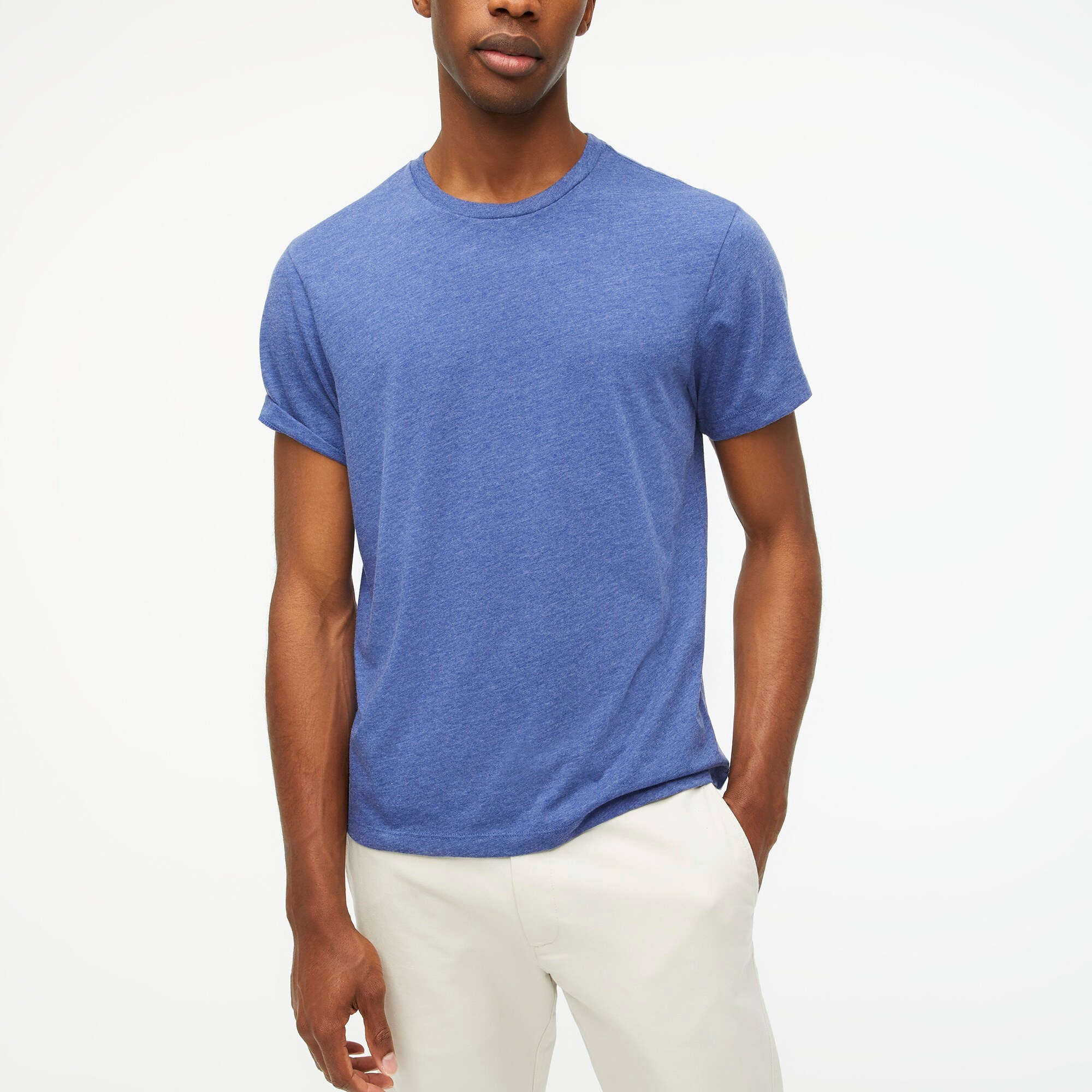 mens Cotton-blend washed jersey tee