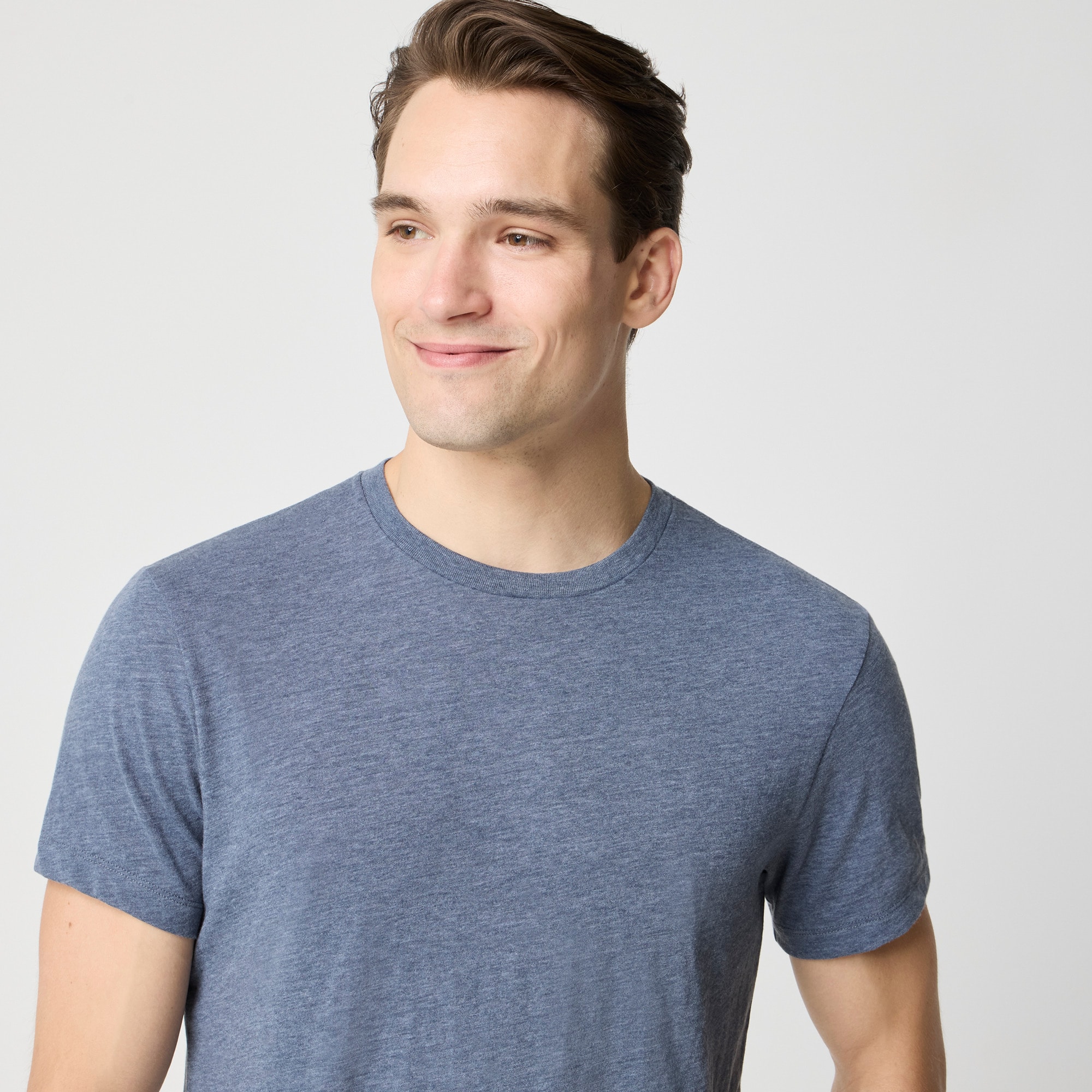 Cotton-blend Washed Jersey Tee For Men | Factory
