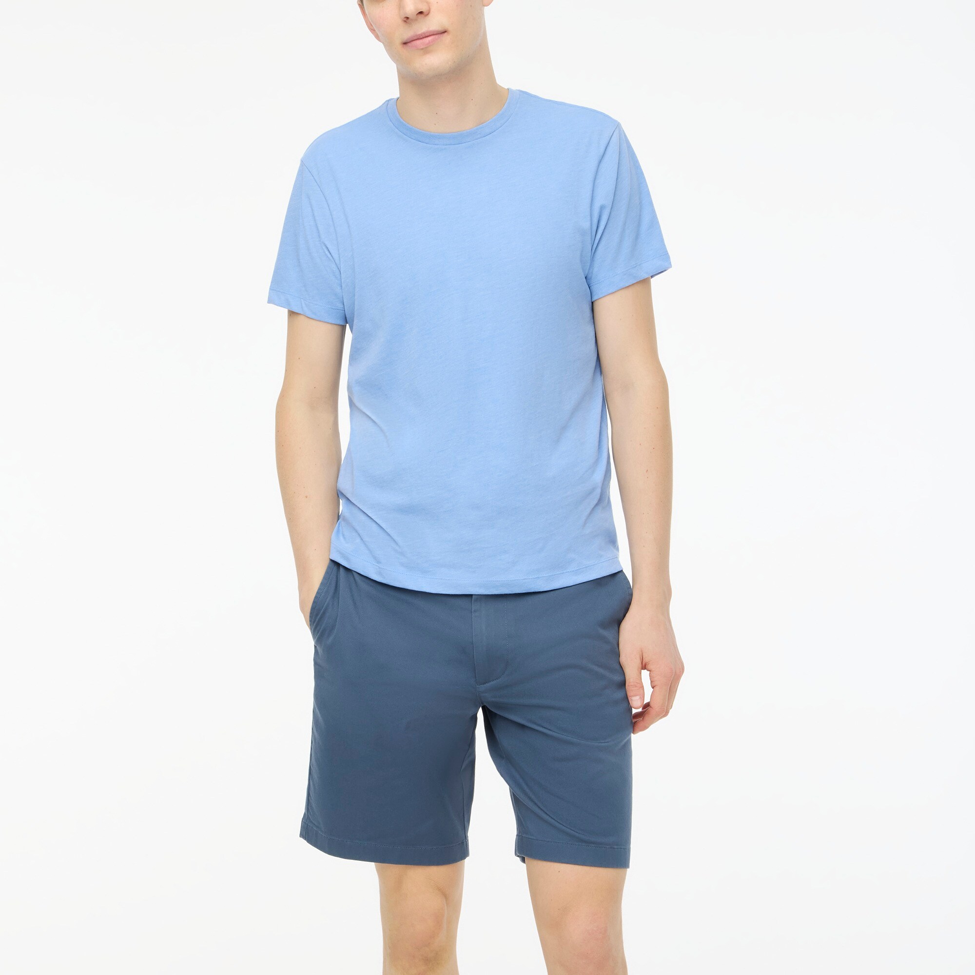 mens Cotton-blend washed jersey tee