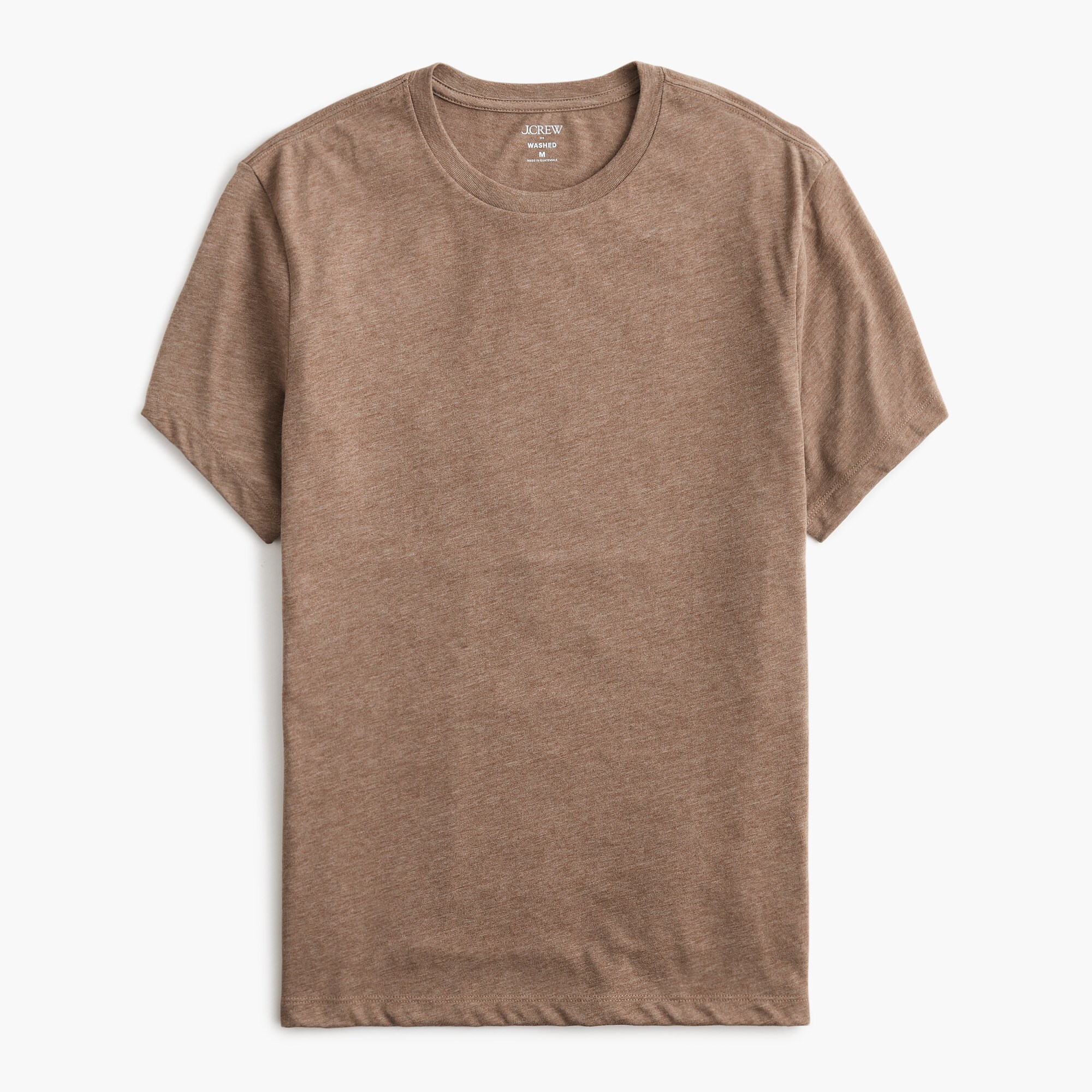 Cotton-blend washed jersey tee