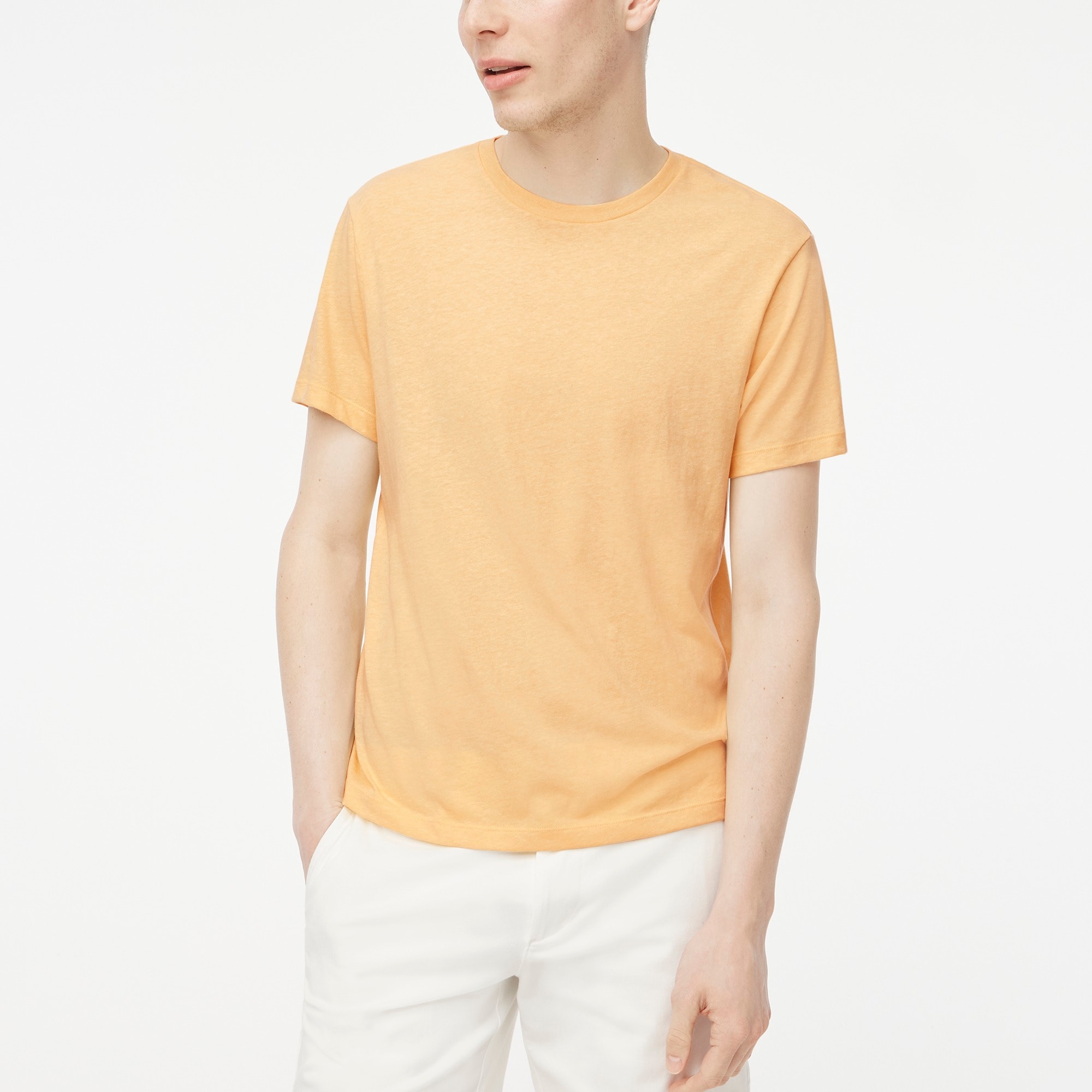 mens Cotton-blend washed jersey tee