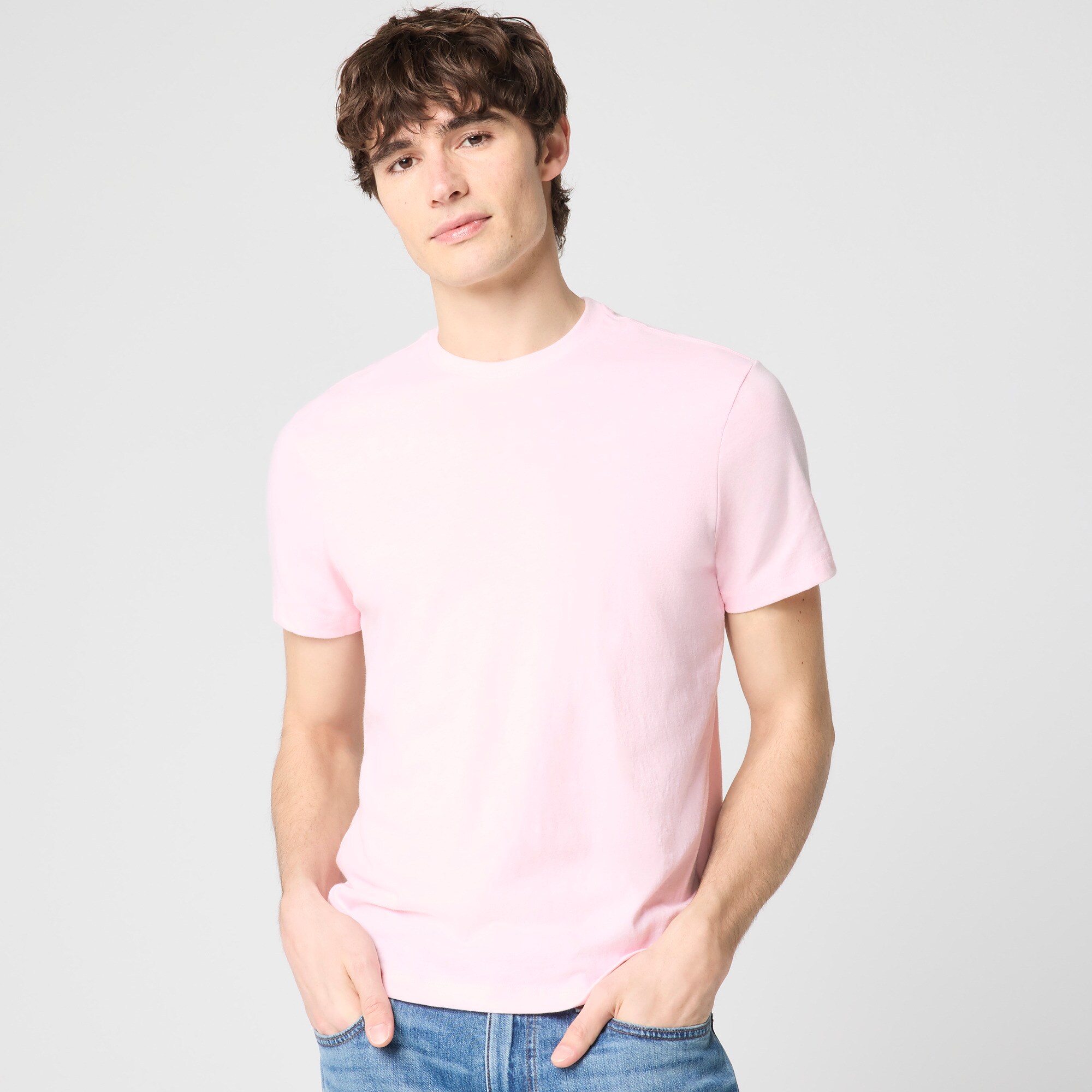  Cotton-blend washed jersey tee