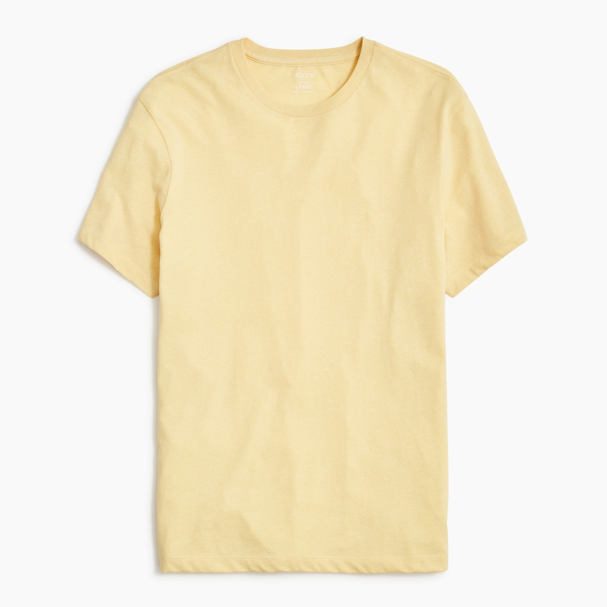 Cotton-blend washed jersey tee