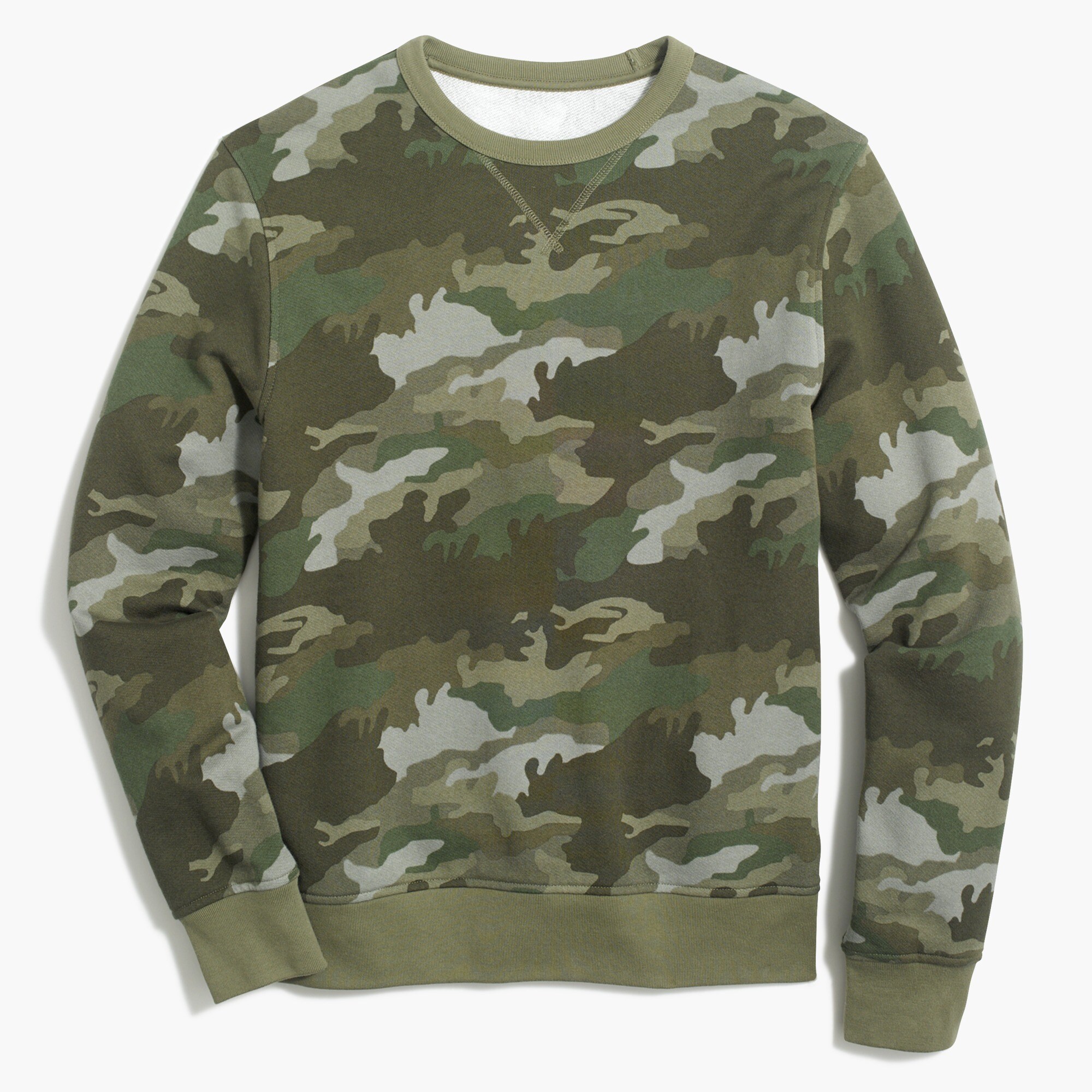 Camo-print sweatshirt