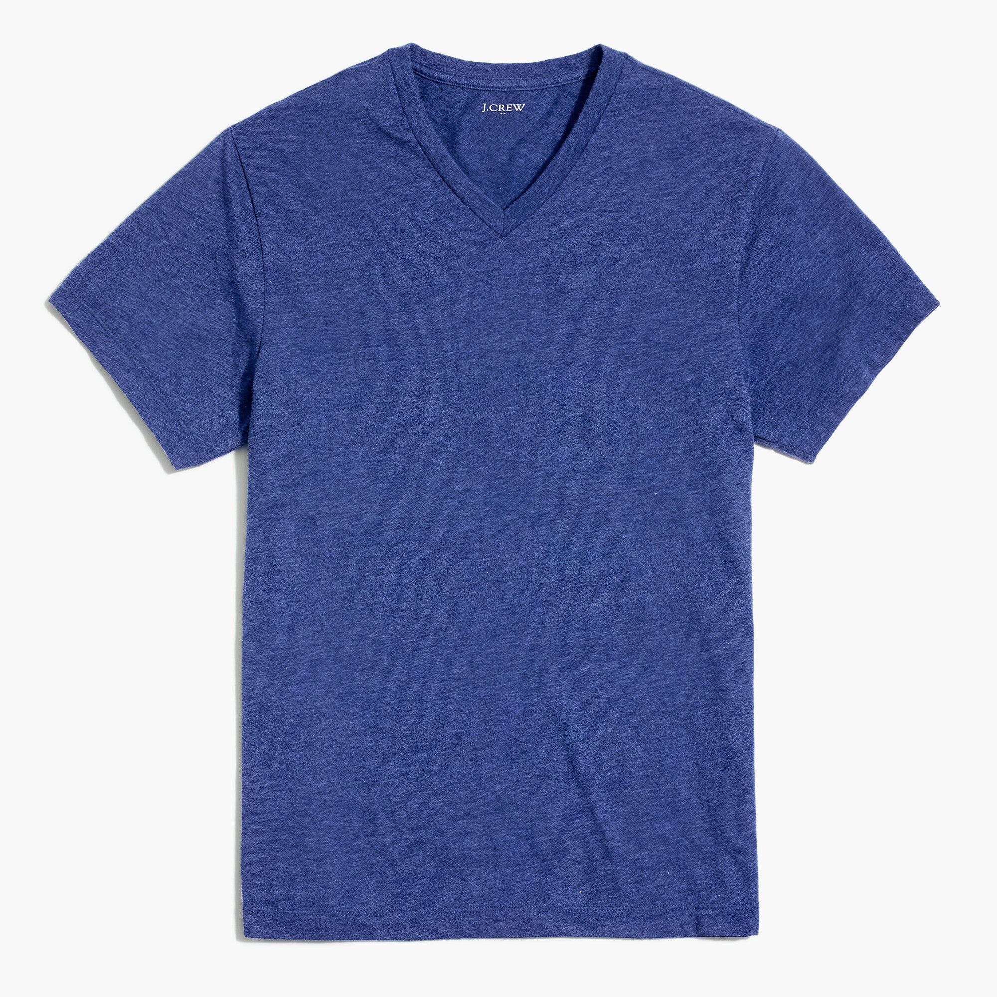slim washed jersey v-neck tee for men
