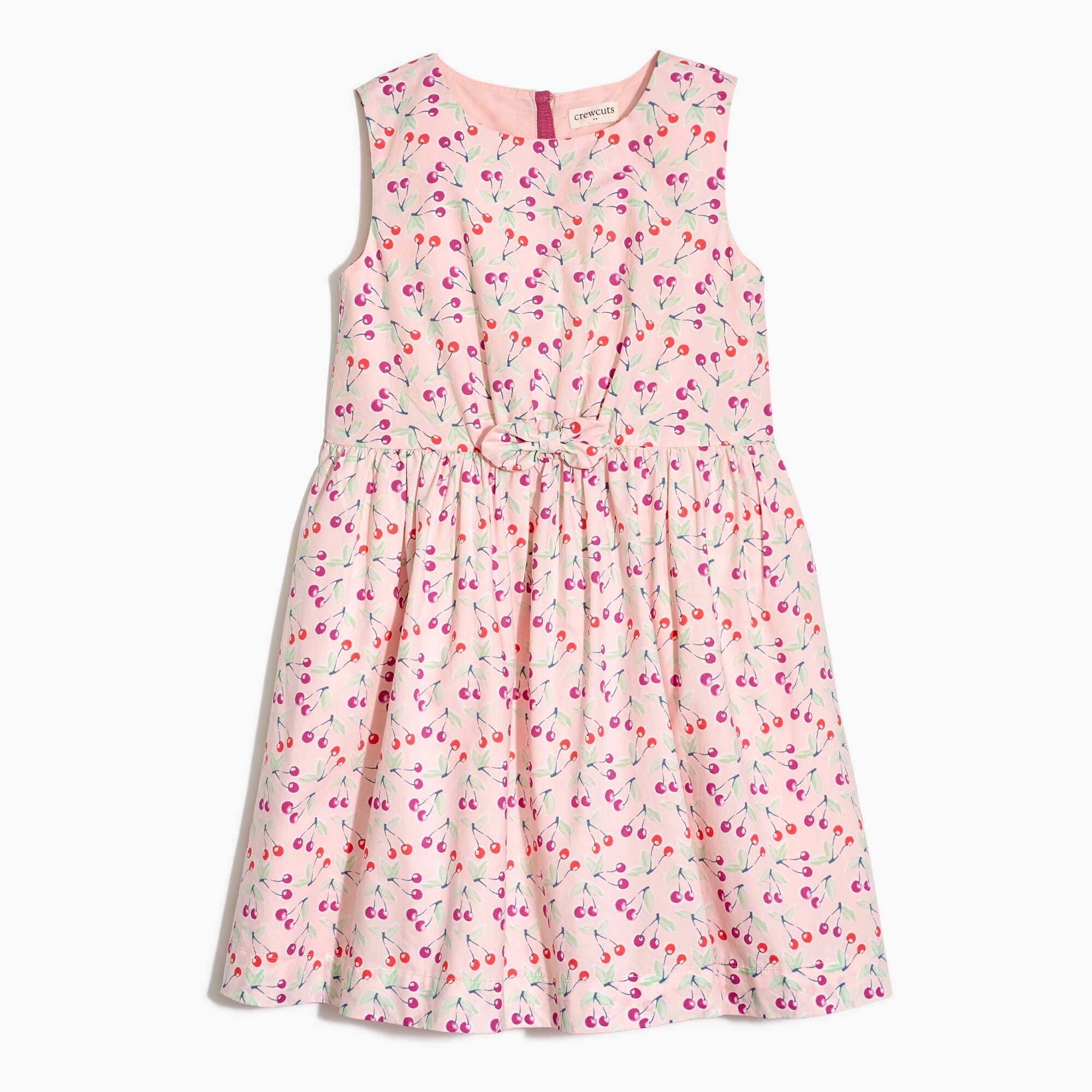 Girls' cherry-print dress