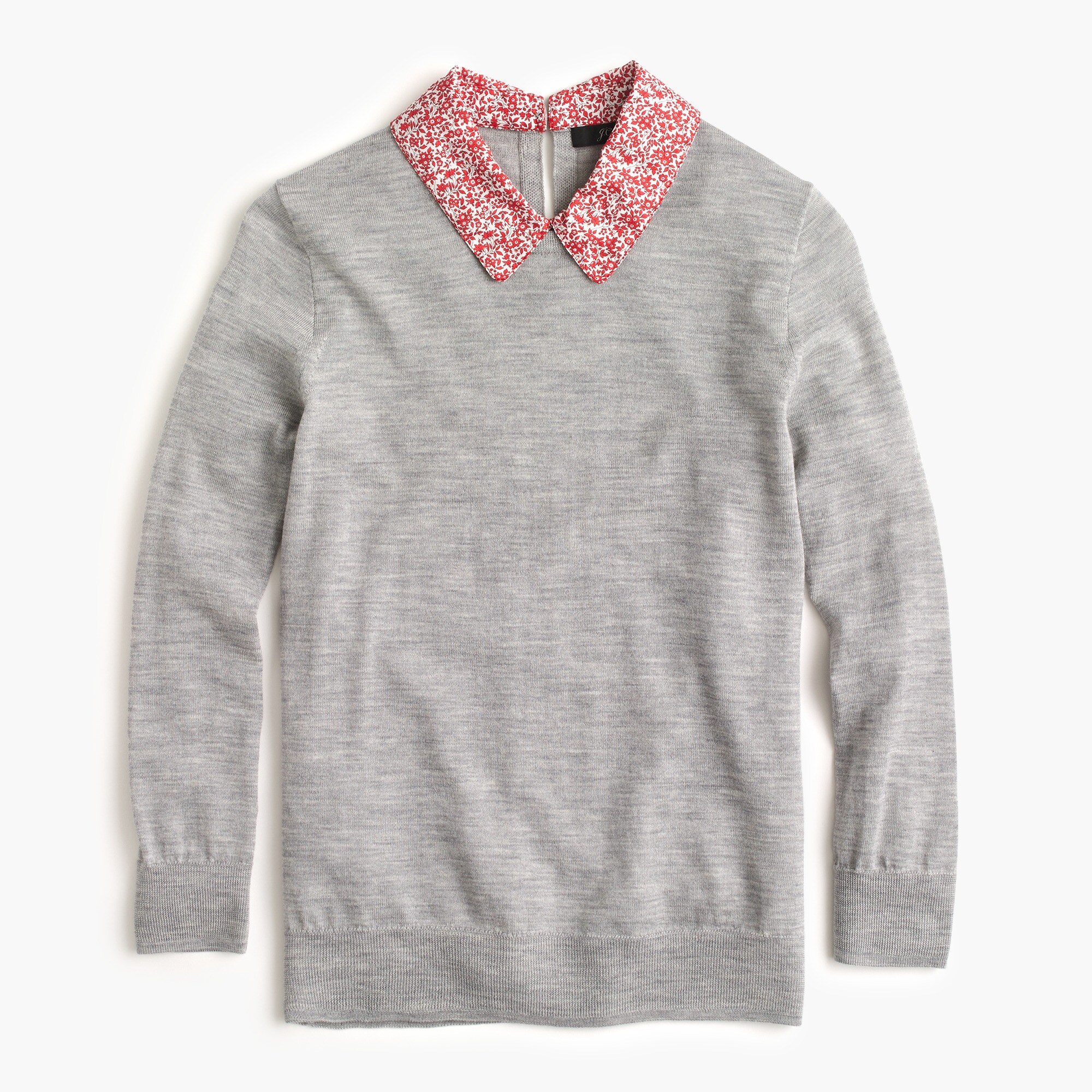 Tippi sweater with Liberty® print collar