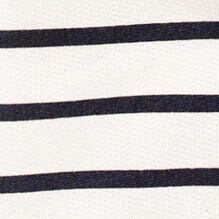 Girls' ruffle-sleeve sweatshirt in stripes VINTAGE CHAMPAGNE INK girls' ruffle-sleeve sweatshirt in stripes for girls