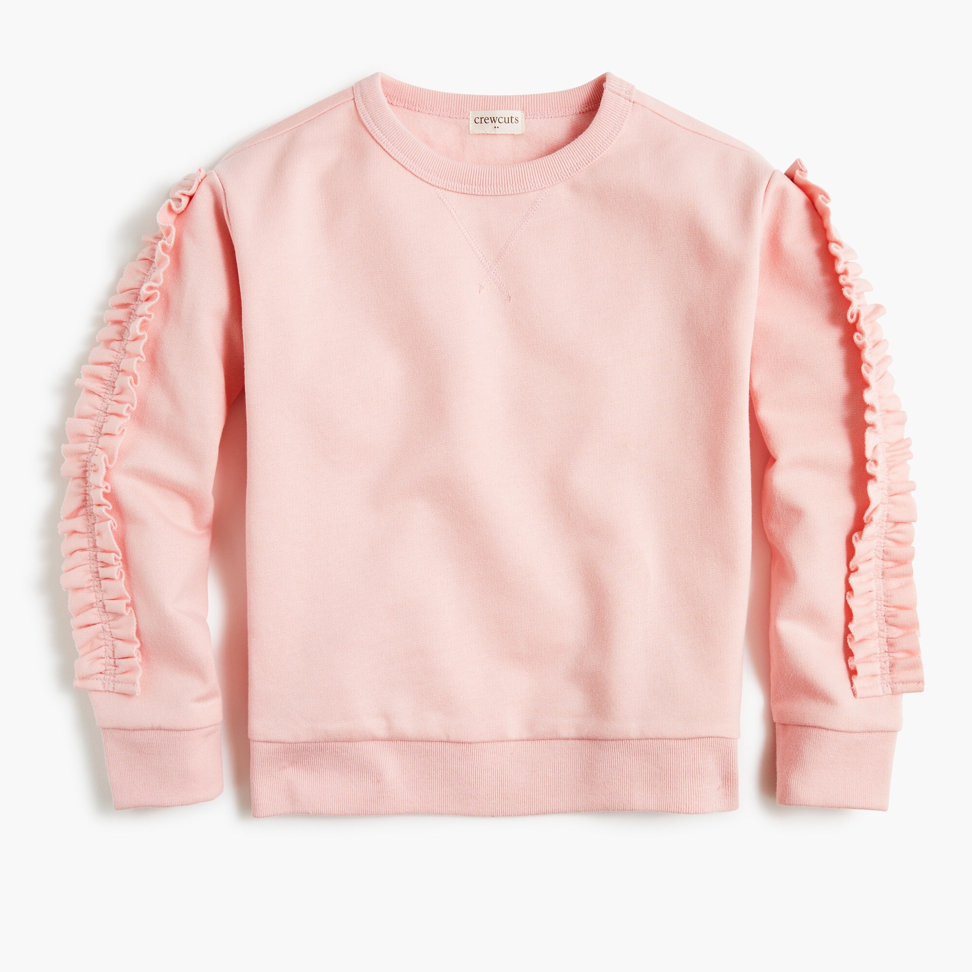 girls' ruffle-sleeve sweatshirt for girls