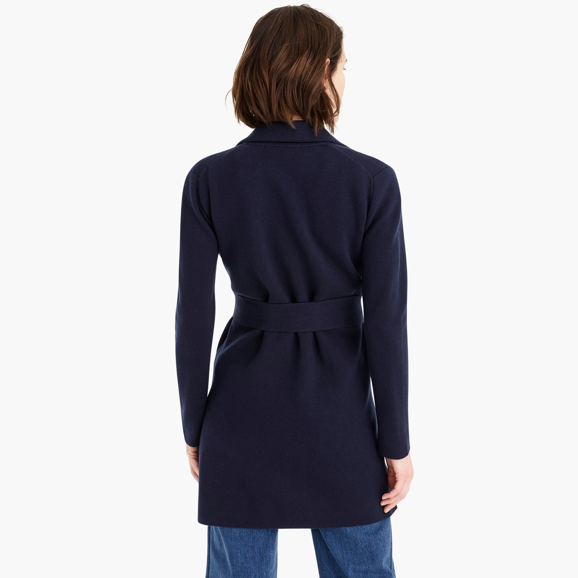 j crew wrap sweater blazer