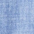 Chambray dress with scalloped sleeve MED ECHO BLUE WASH factory: chambray dress with scalloped sleeve for women
