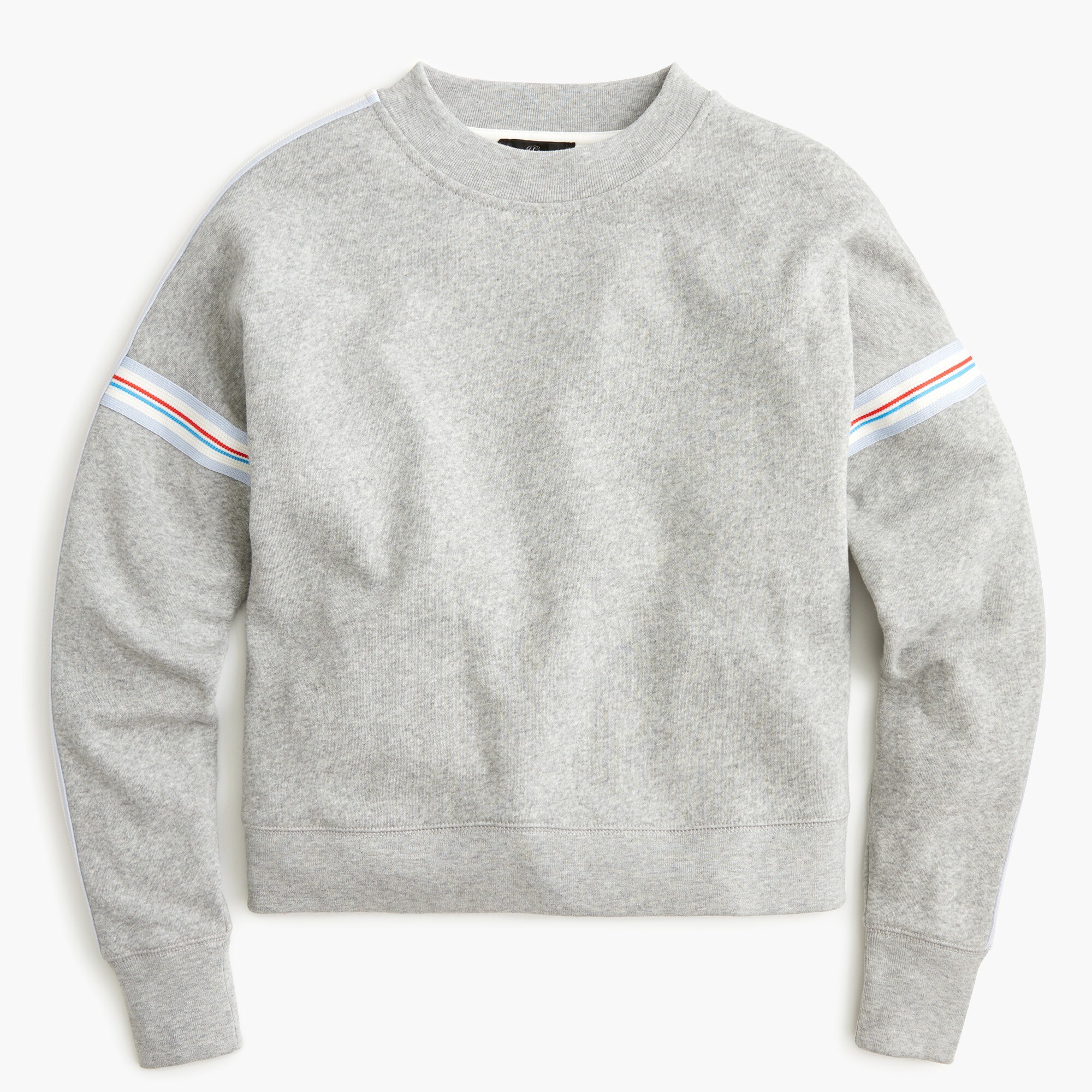 Supersoft Fleece Sweatshirt With Racing Stripes For Women | J.Crew