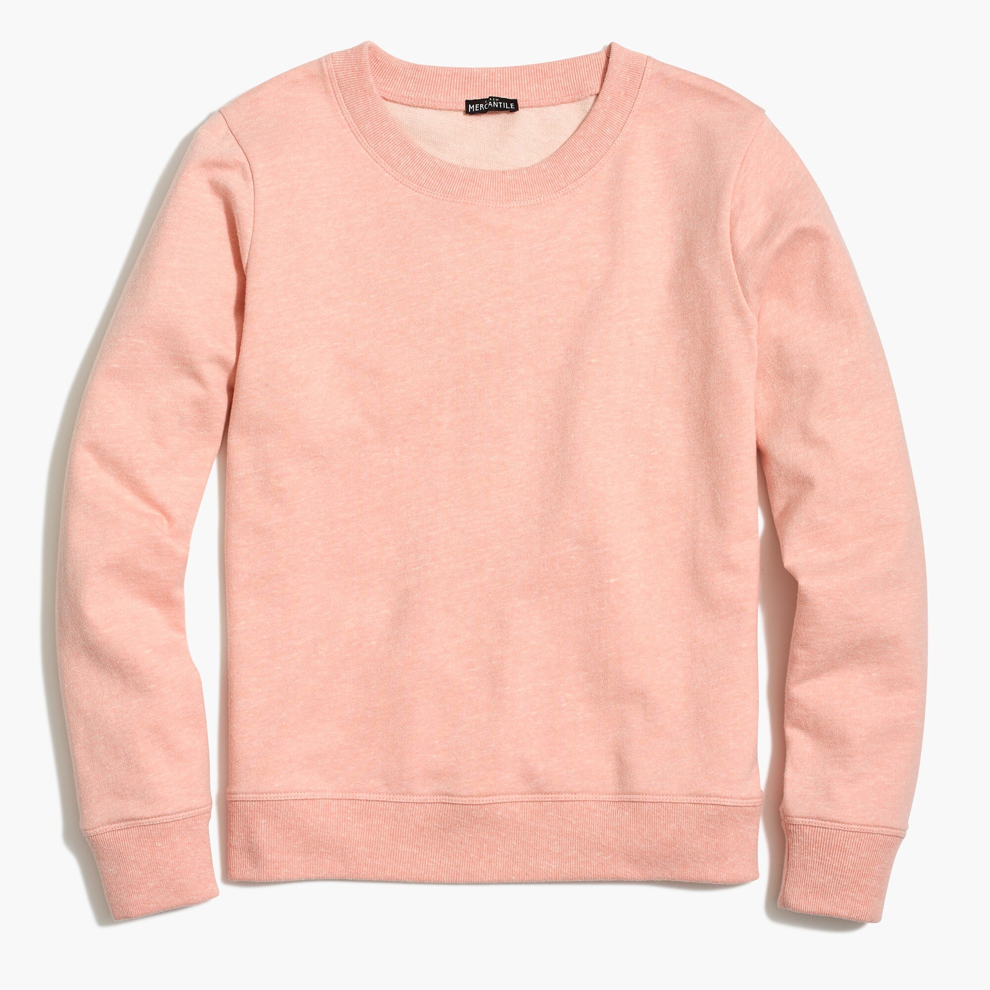 Cotton-blend crewneck sweatshirt