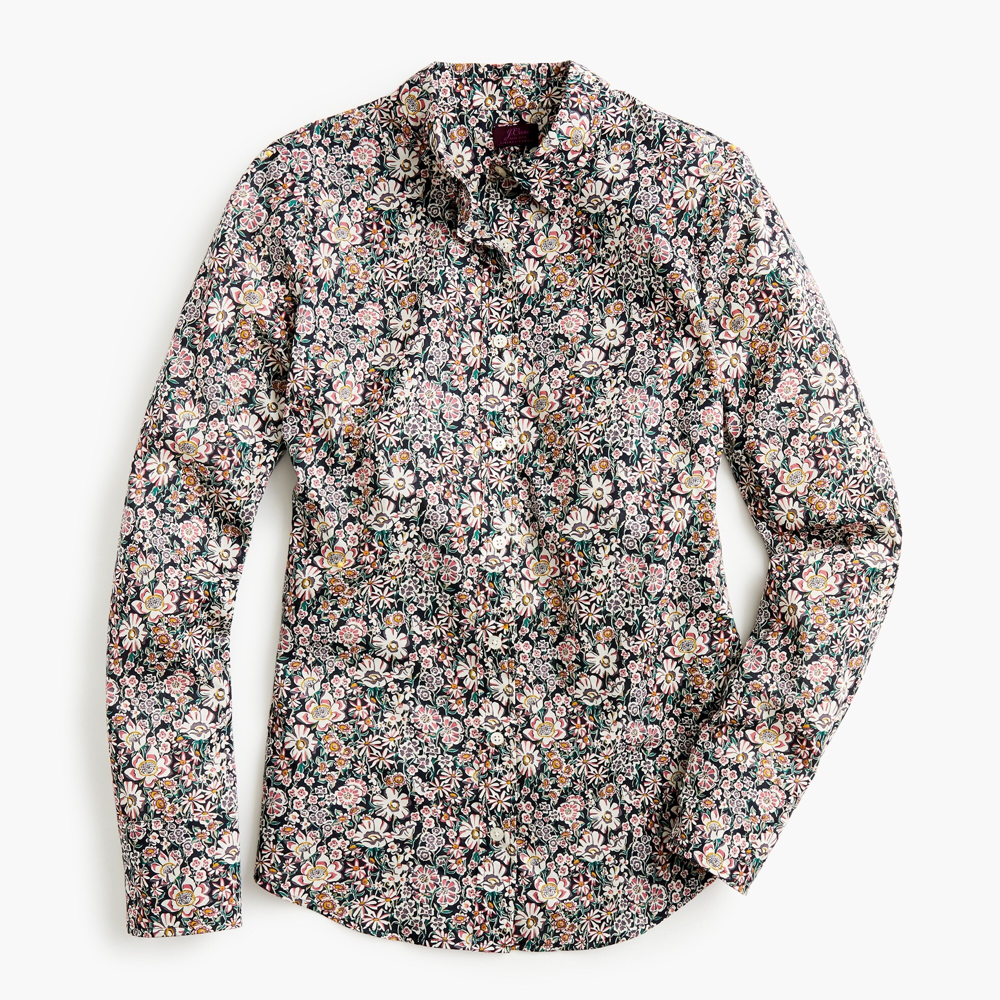 Slim Perfect Shirt In Liberty® White Garden For Women | J.Crew