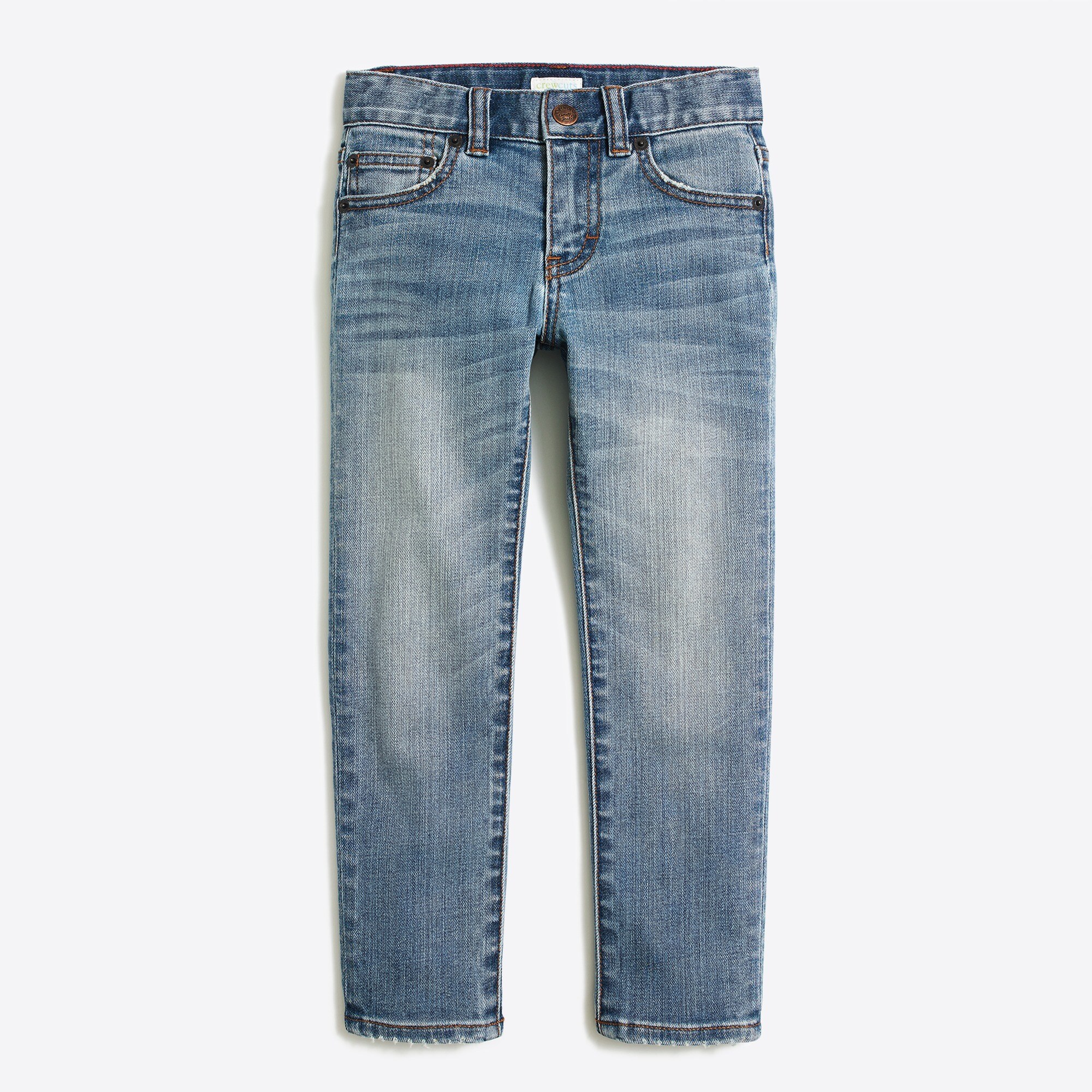 Boys' slim-fit flex denim in light wash