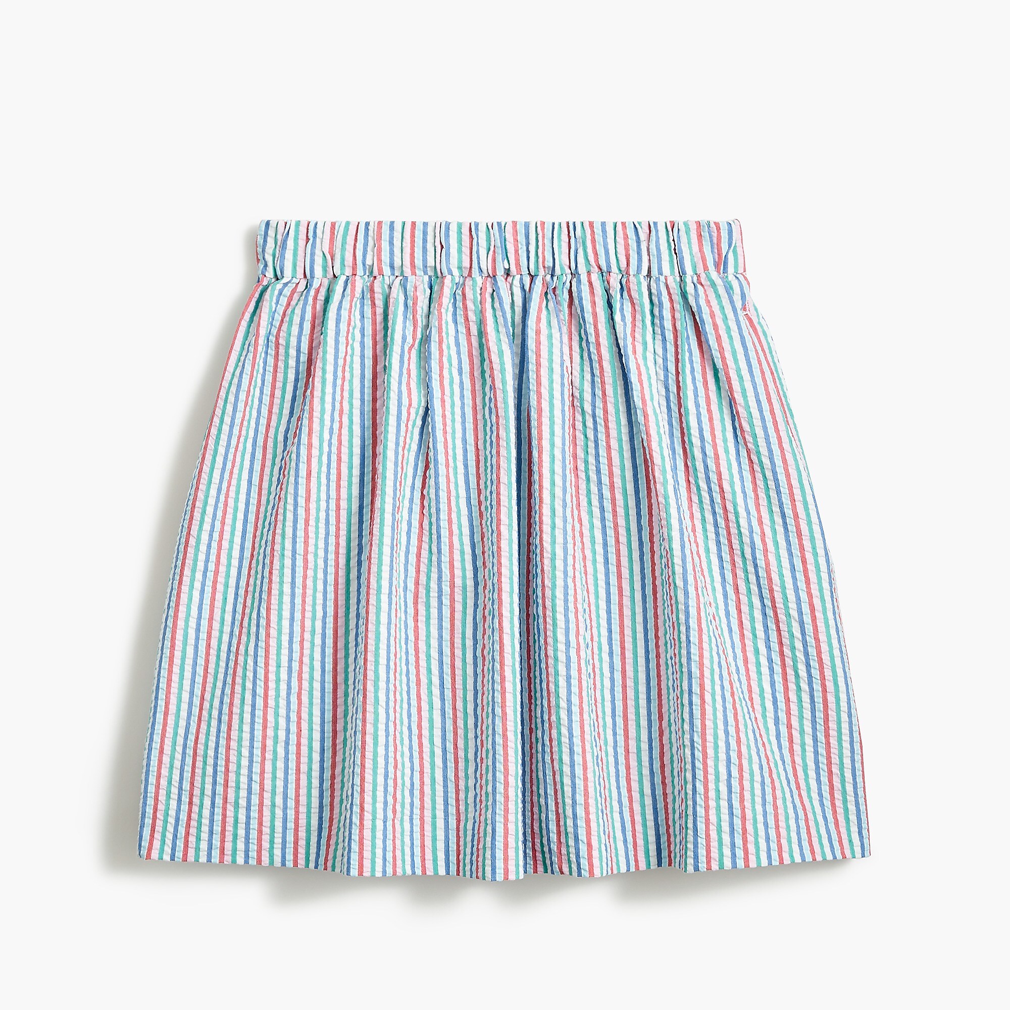 Factory: Girls' Seersucker Skirt For Girls