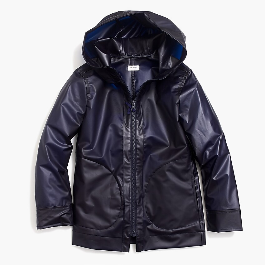 factory: kids' rain jacket for girls, right side, view zoomed