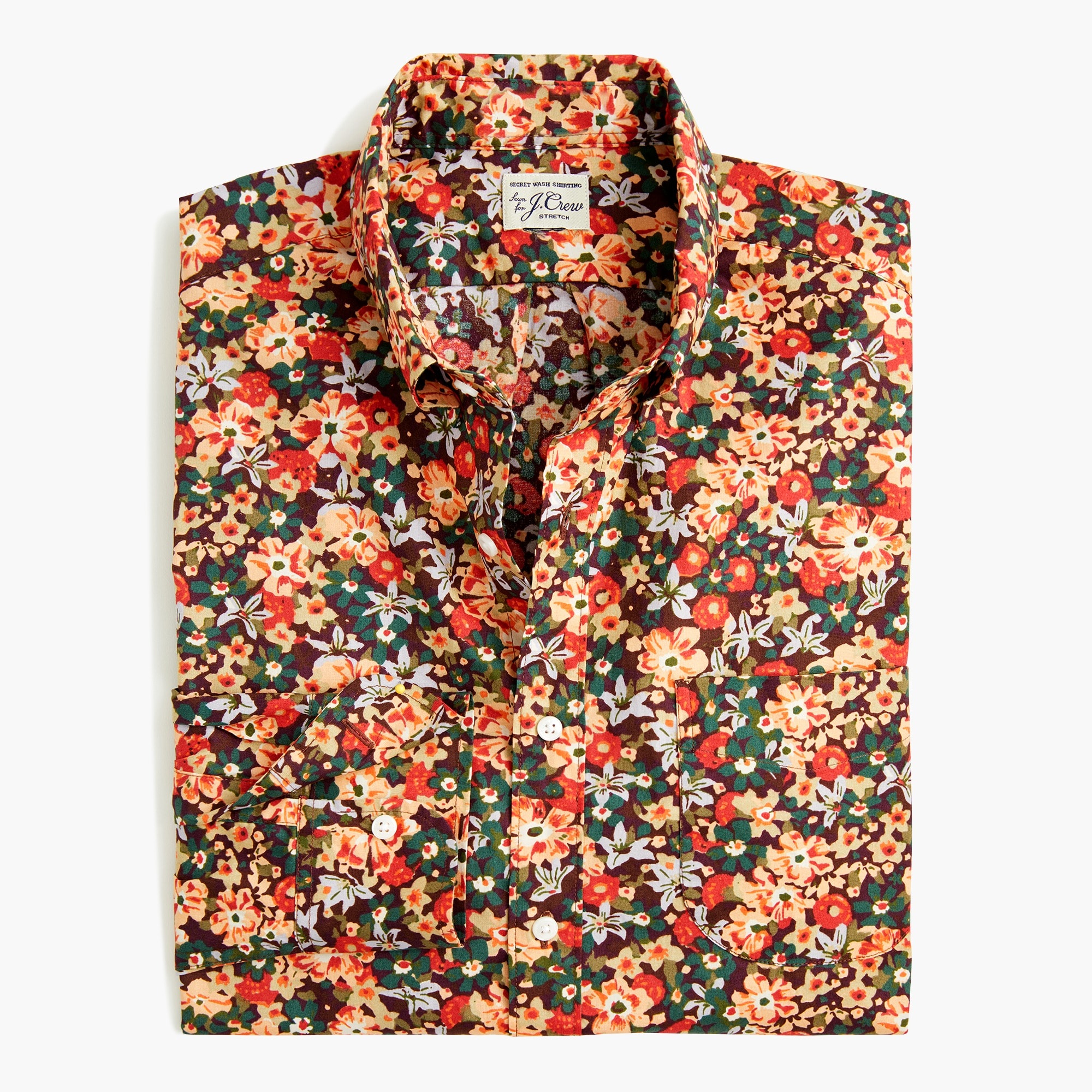 C*A様 FreshServiceTACTICAL SHIRT&PANTS ⭐︎ Stretch Secret Wash Shirt In Springfield Floral For Men | J.Crew