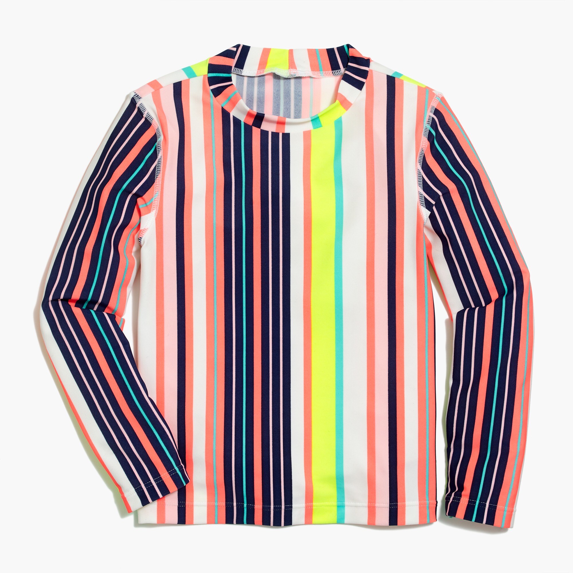 Girls' rashguard in stripes