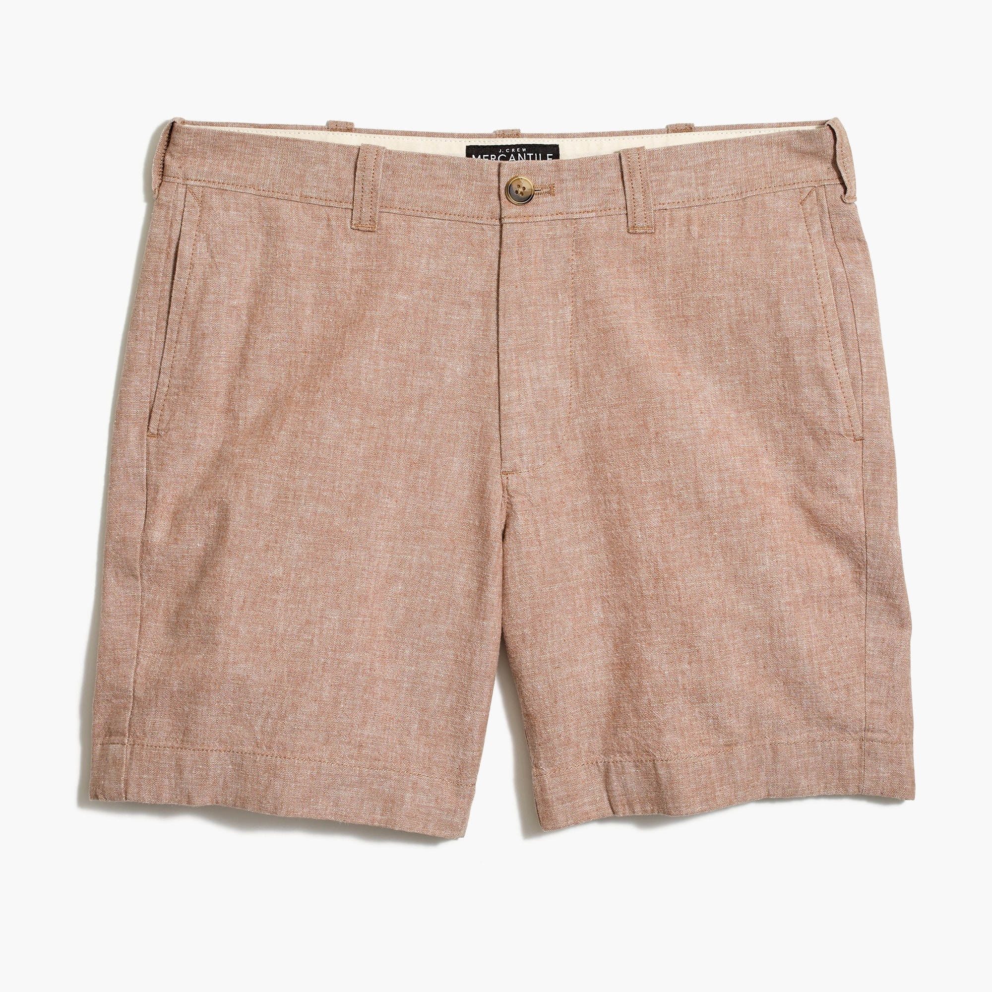 7" Reade linen-cotton short