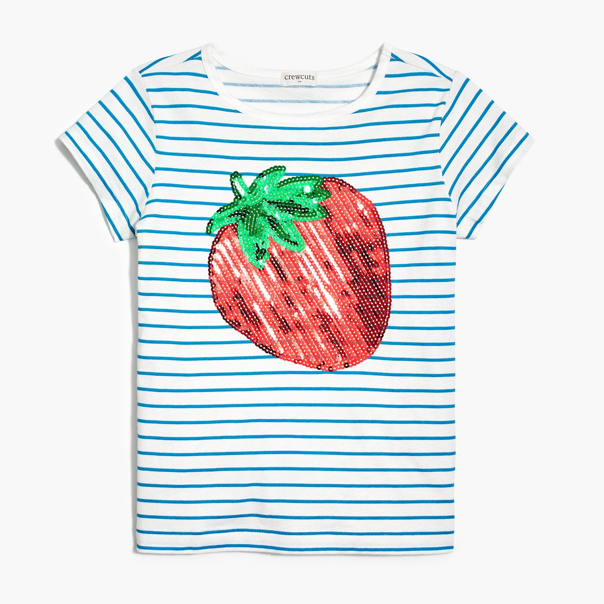 Girls' strawberry graphic tee