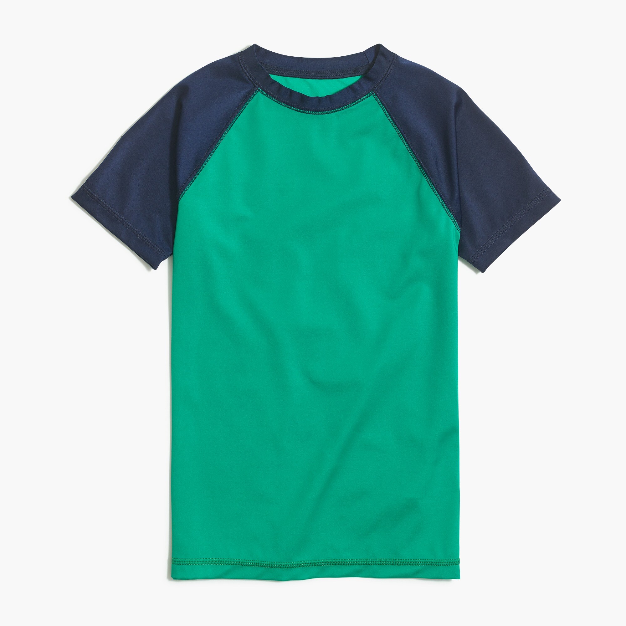 boys' short-sleeve rashguard in colorblock for boys