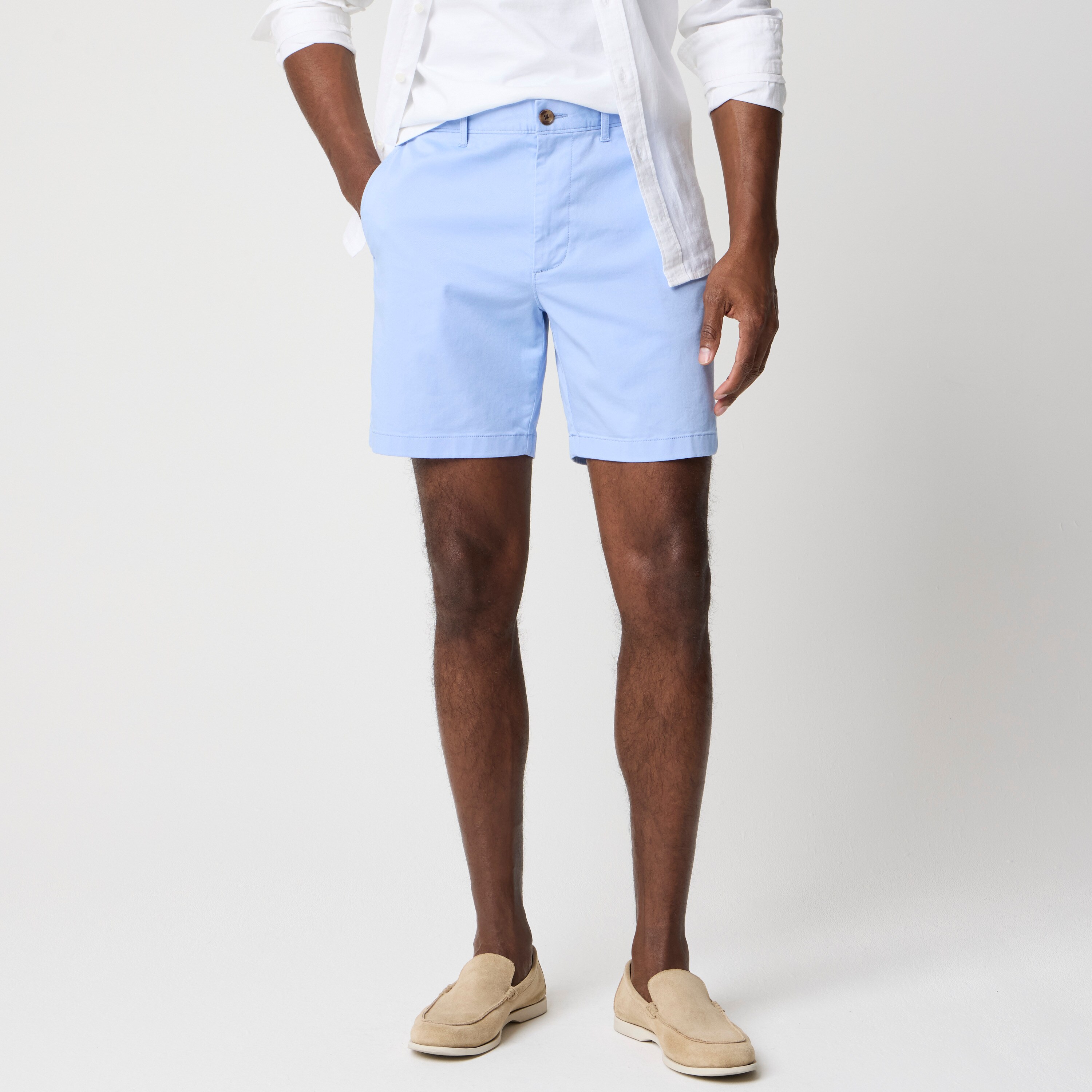 7" flex chino short