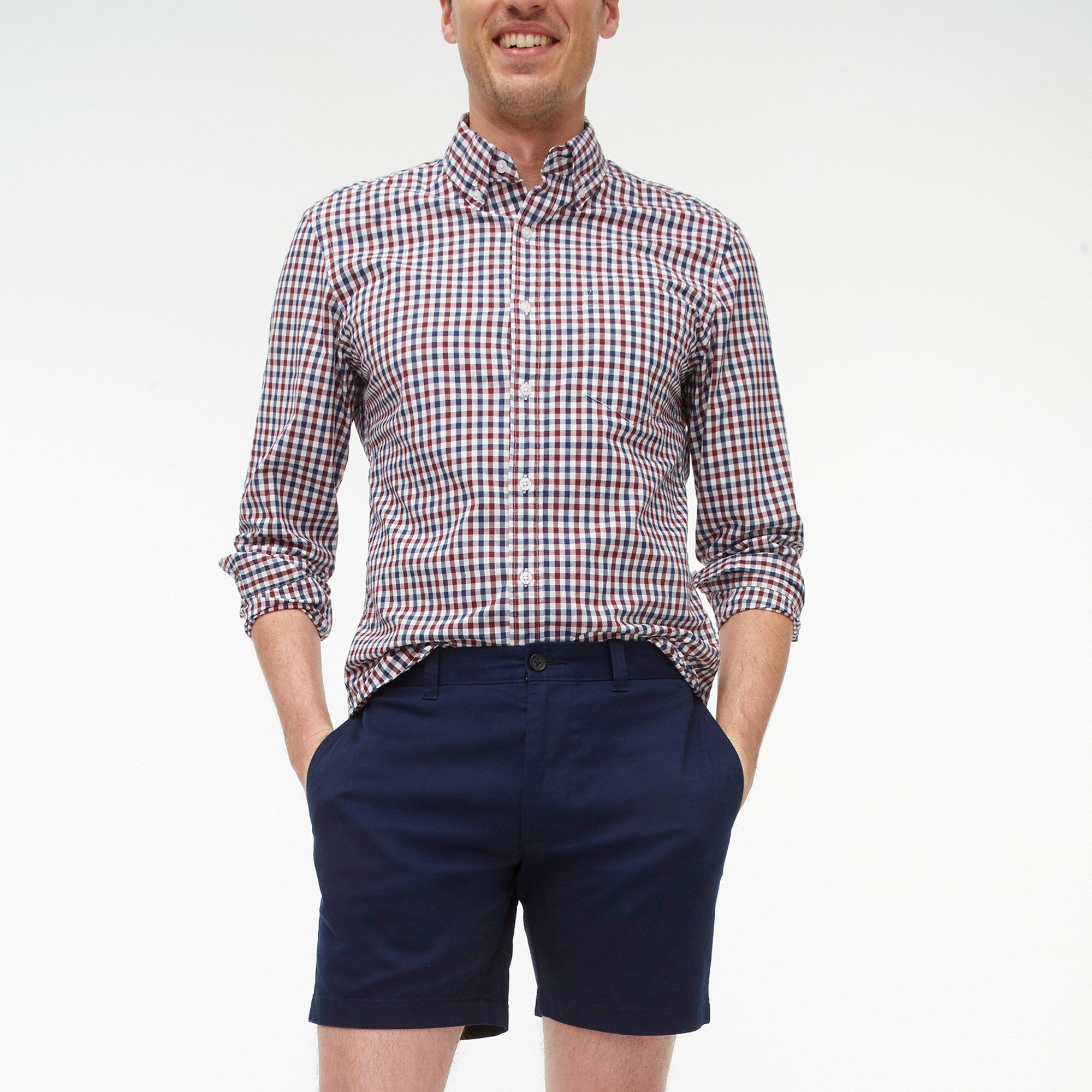 mens 7&quot; flex chino short