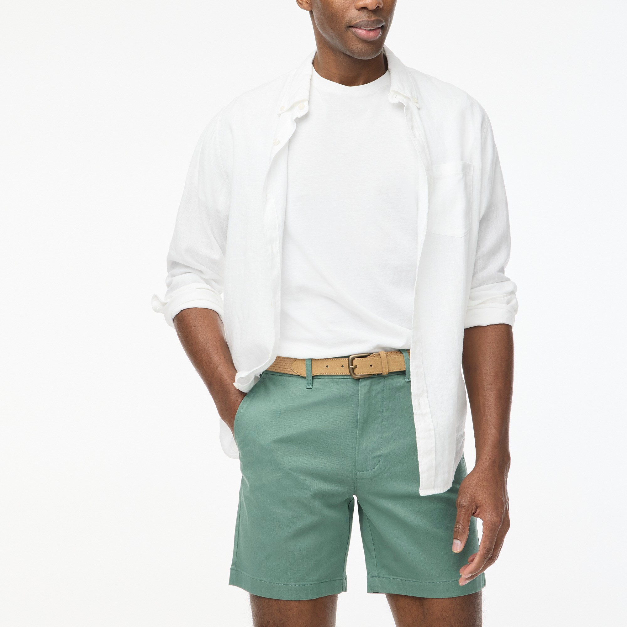 mens 7&quot; flex chino short