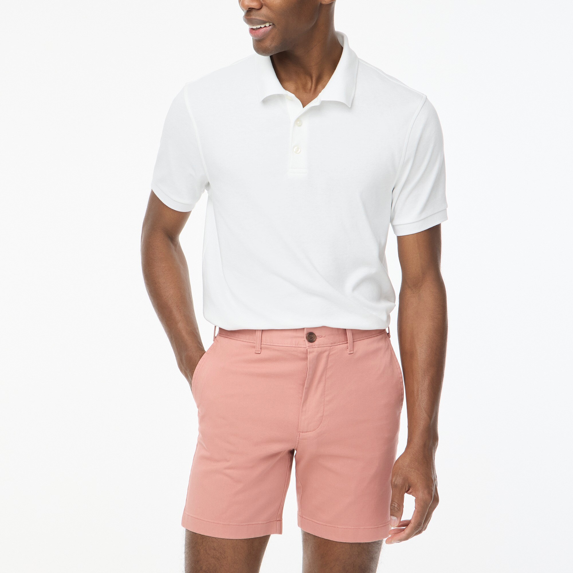 mens 7&quot; flex chino short