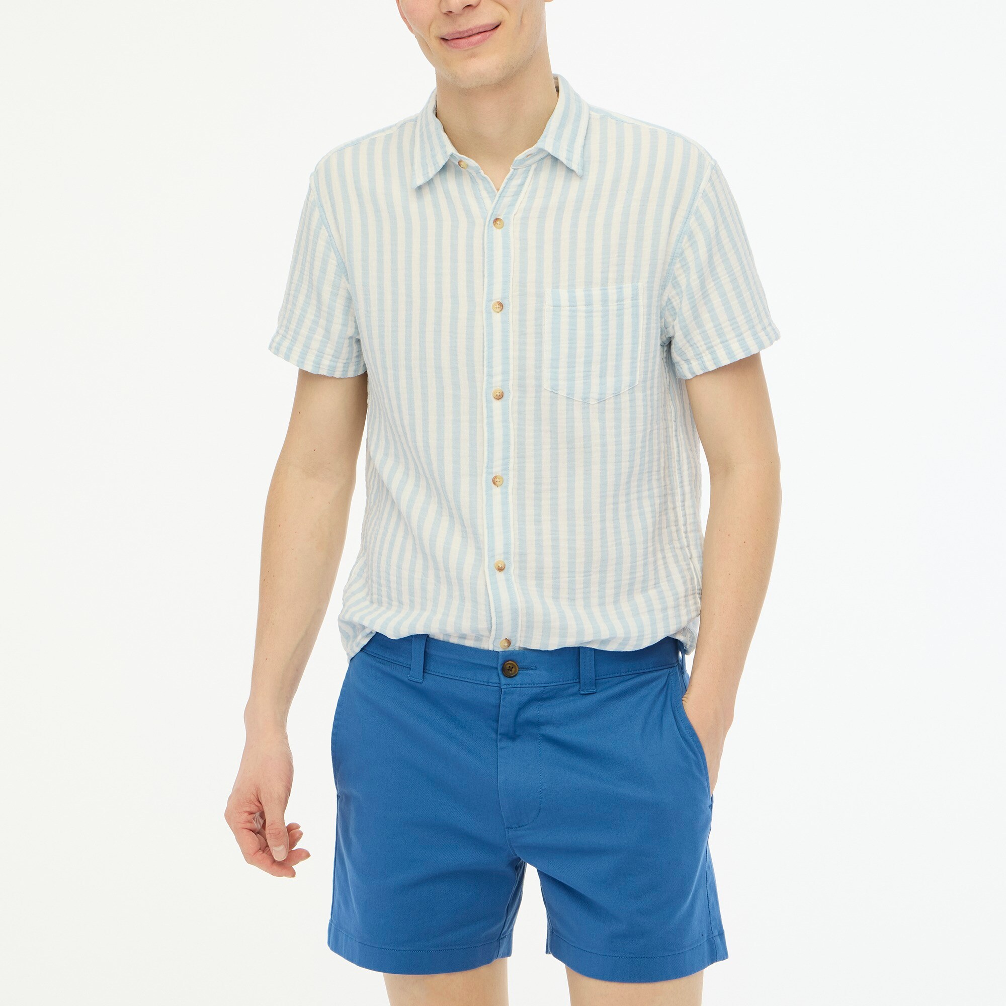 factory: 5&quot; flex chino short for men