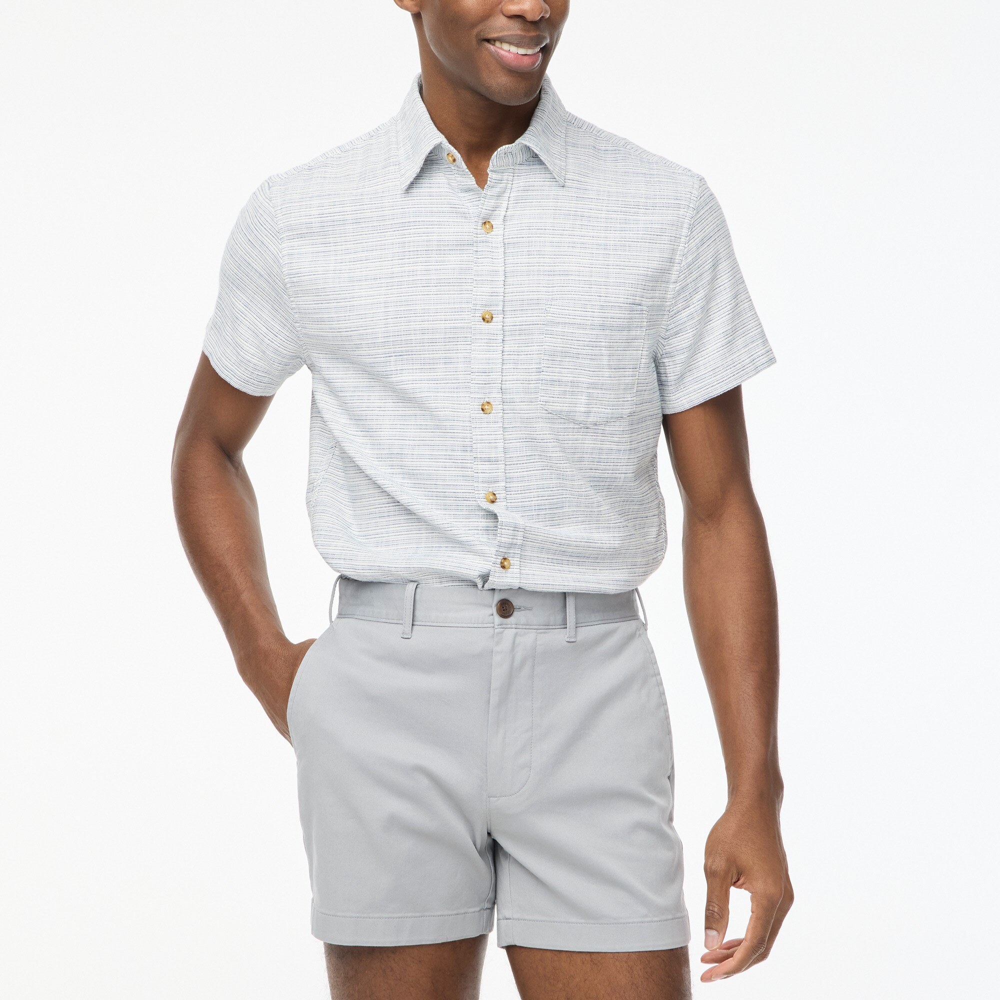mens 5&quot; flex chino short