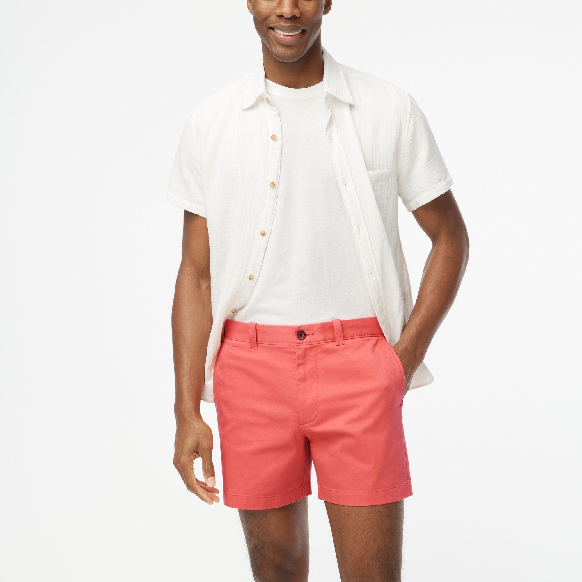 mens 5&quot; flex chino short