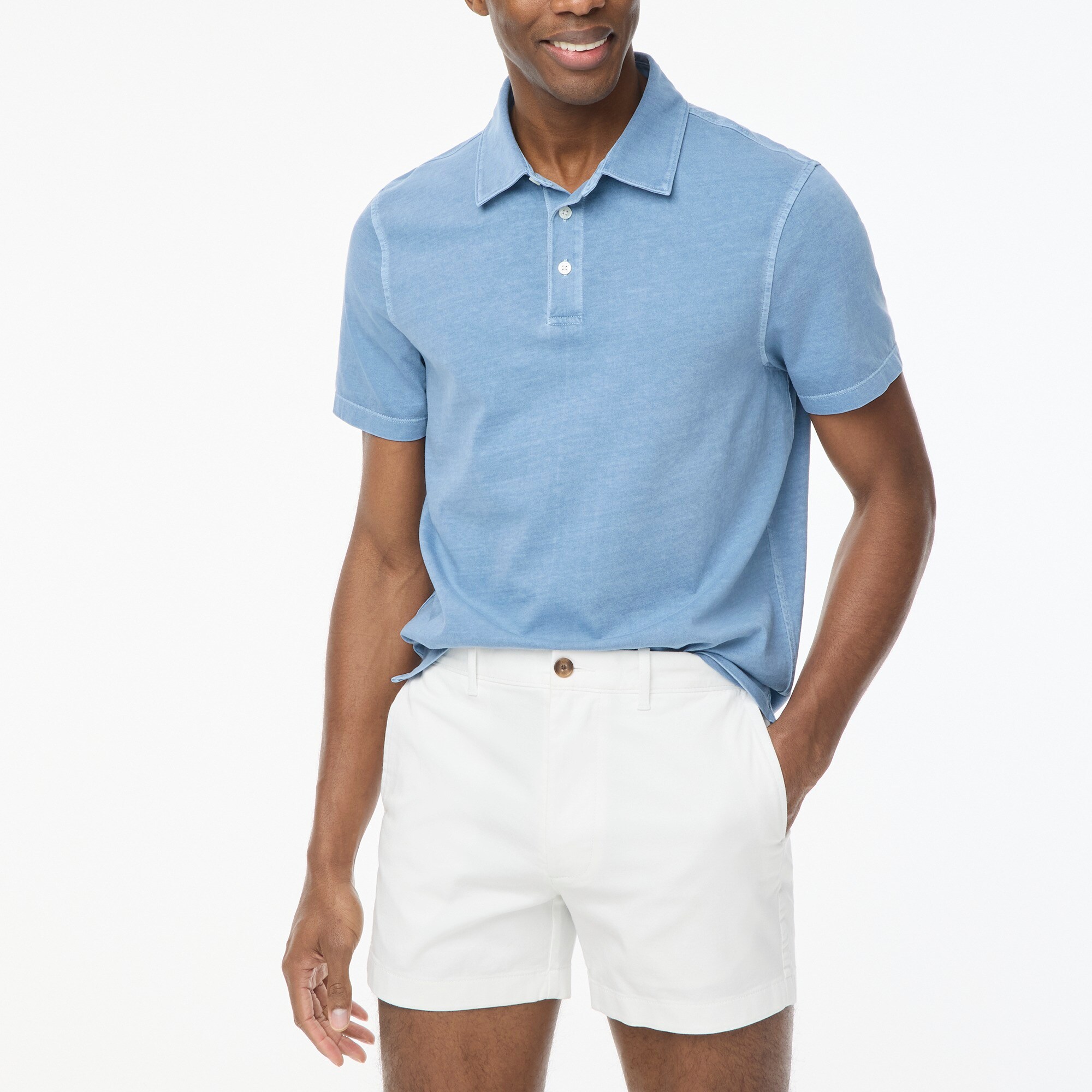 mens 5&quot; flex chino short