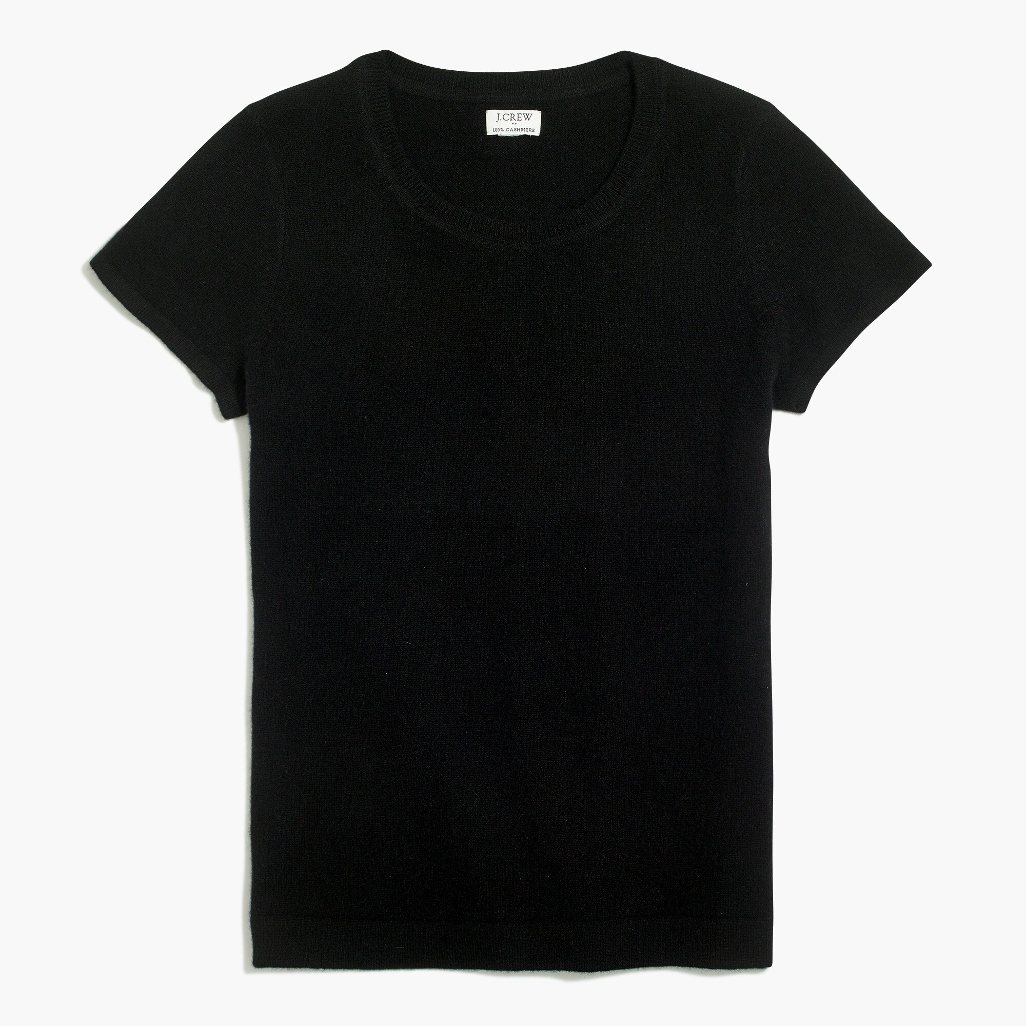Cashmere short-sleeve T-shirt