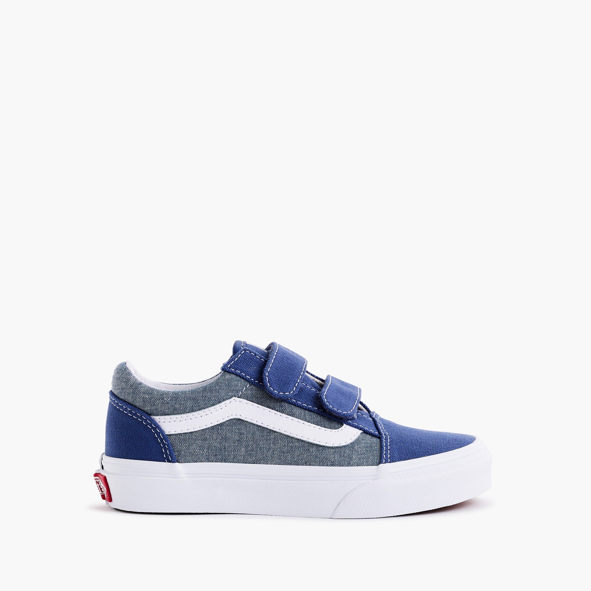 Kids' Vans® Old Skool Velcro® sneakers in chambray