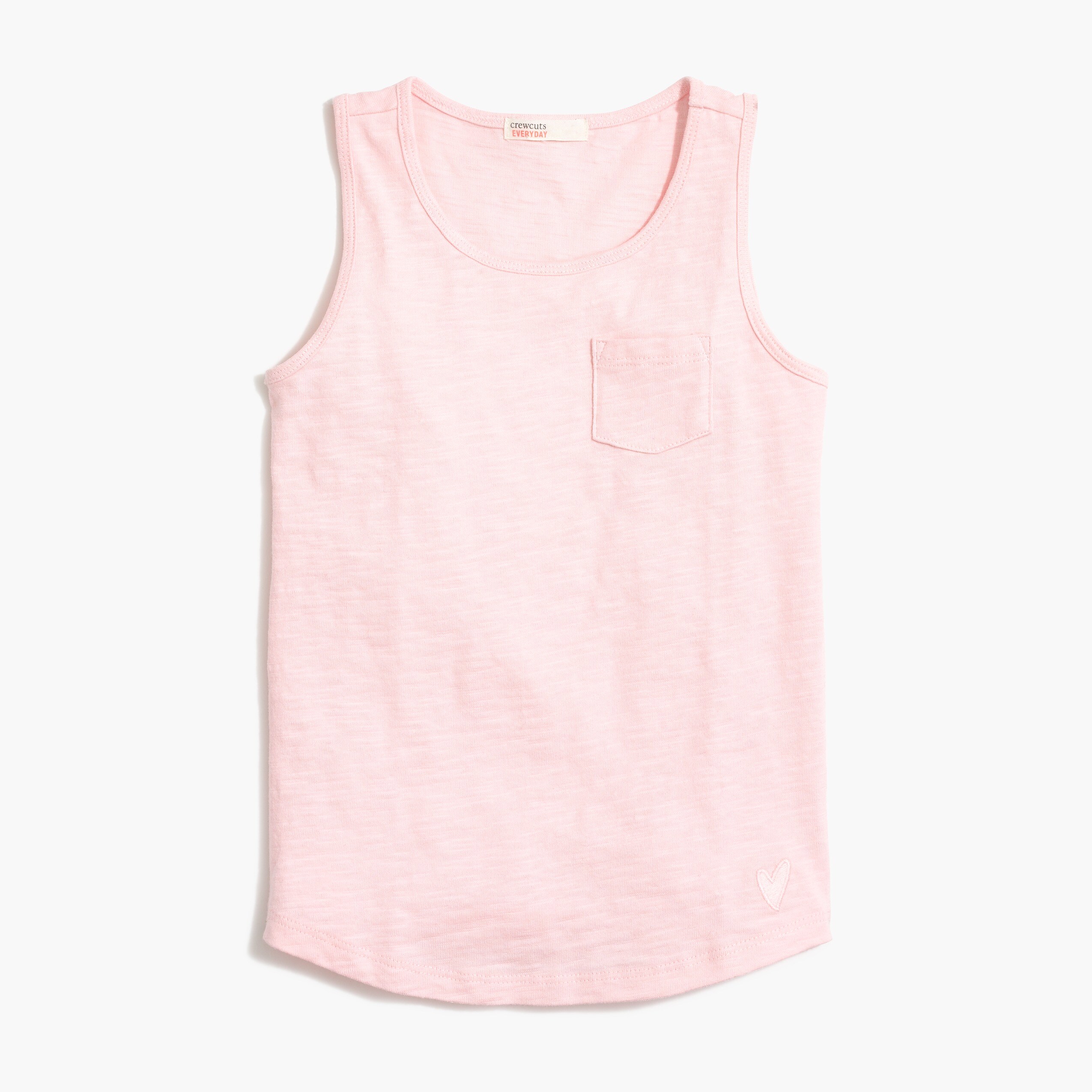 girls' pocket tank top for girls