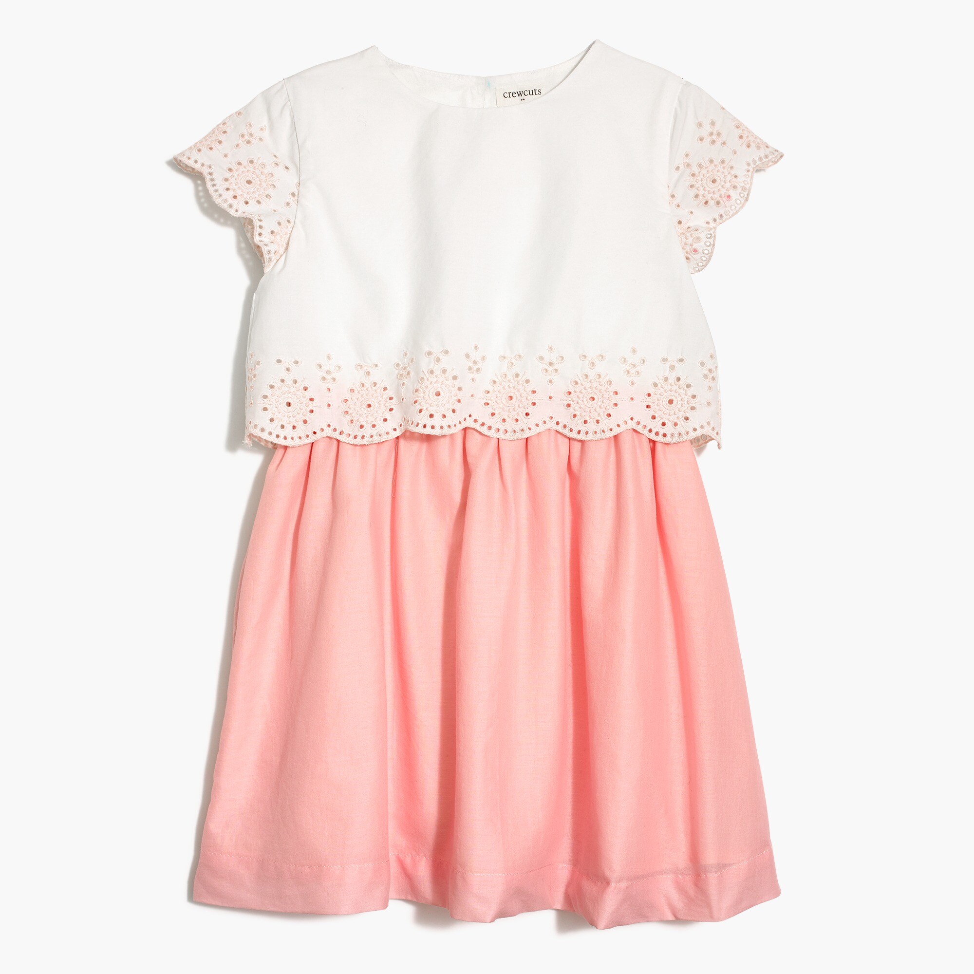 Girls' embroidered dress