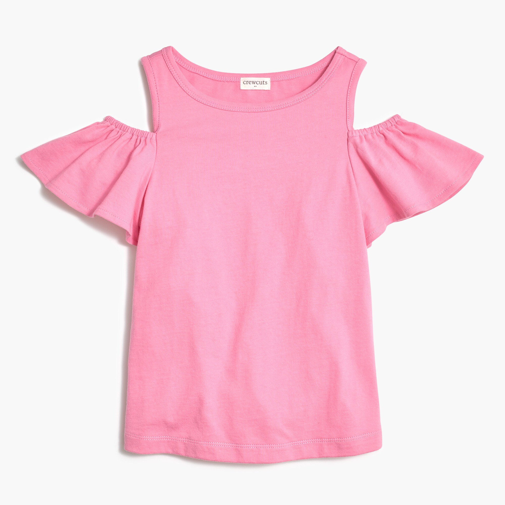 Girls' cold-shoulder top