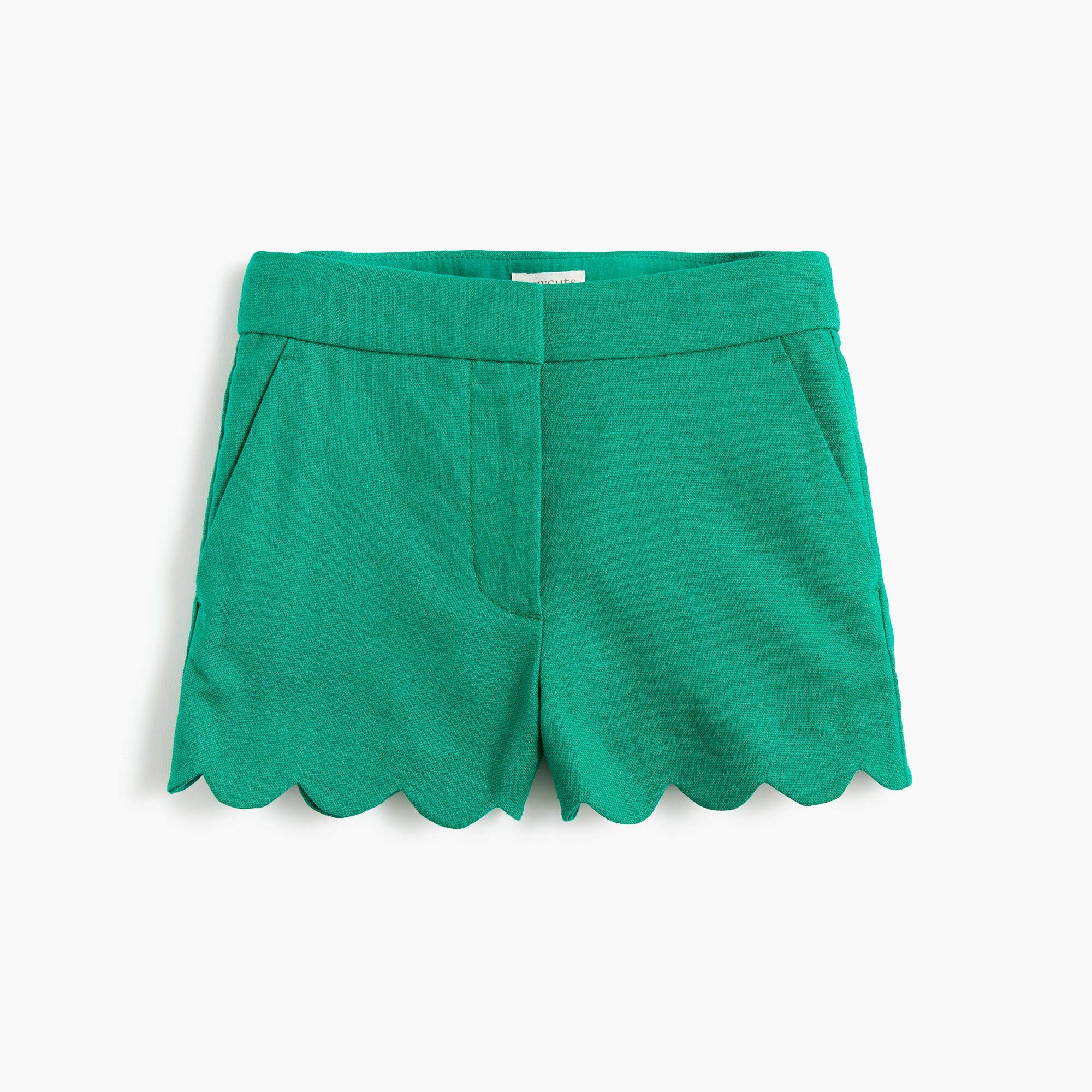Girls' scallop-hem short