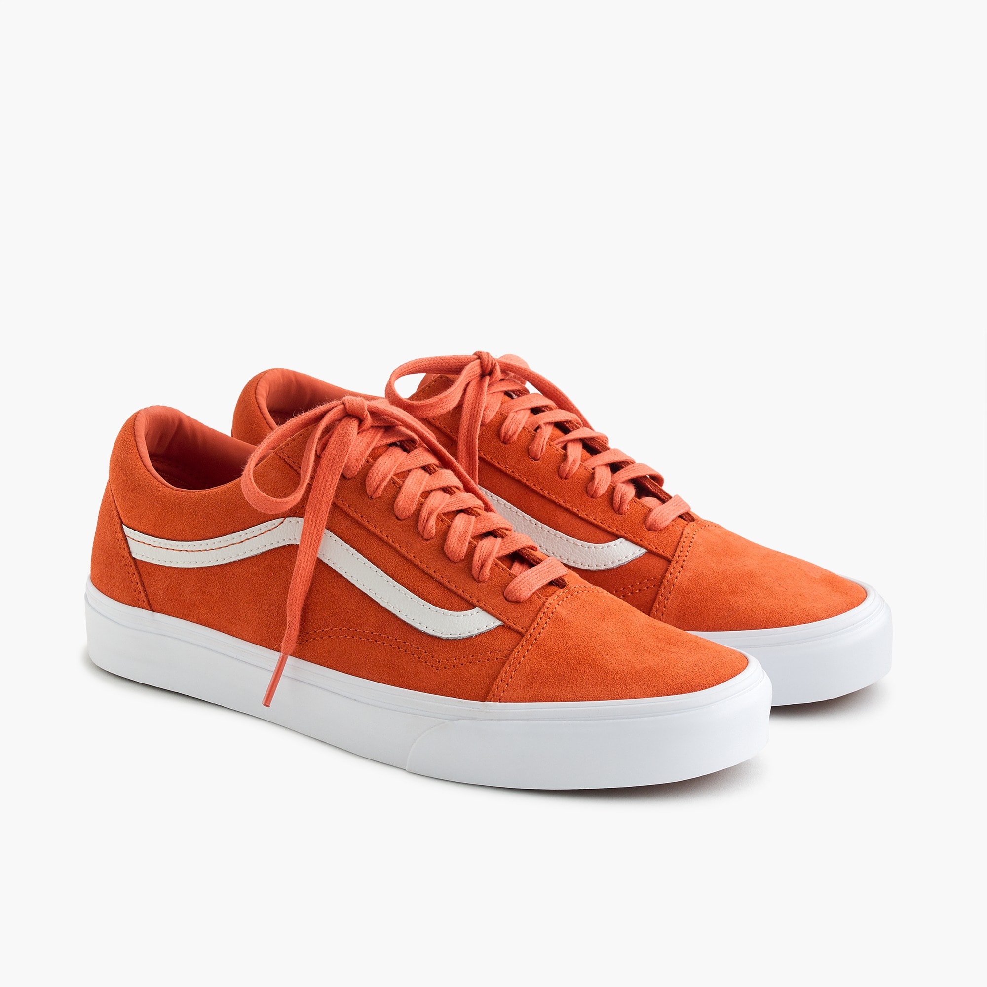 orange suede vans