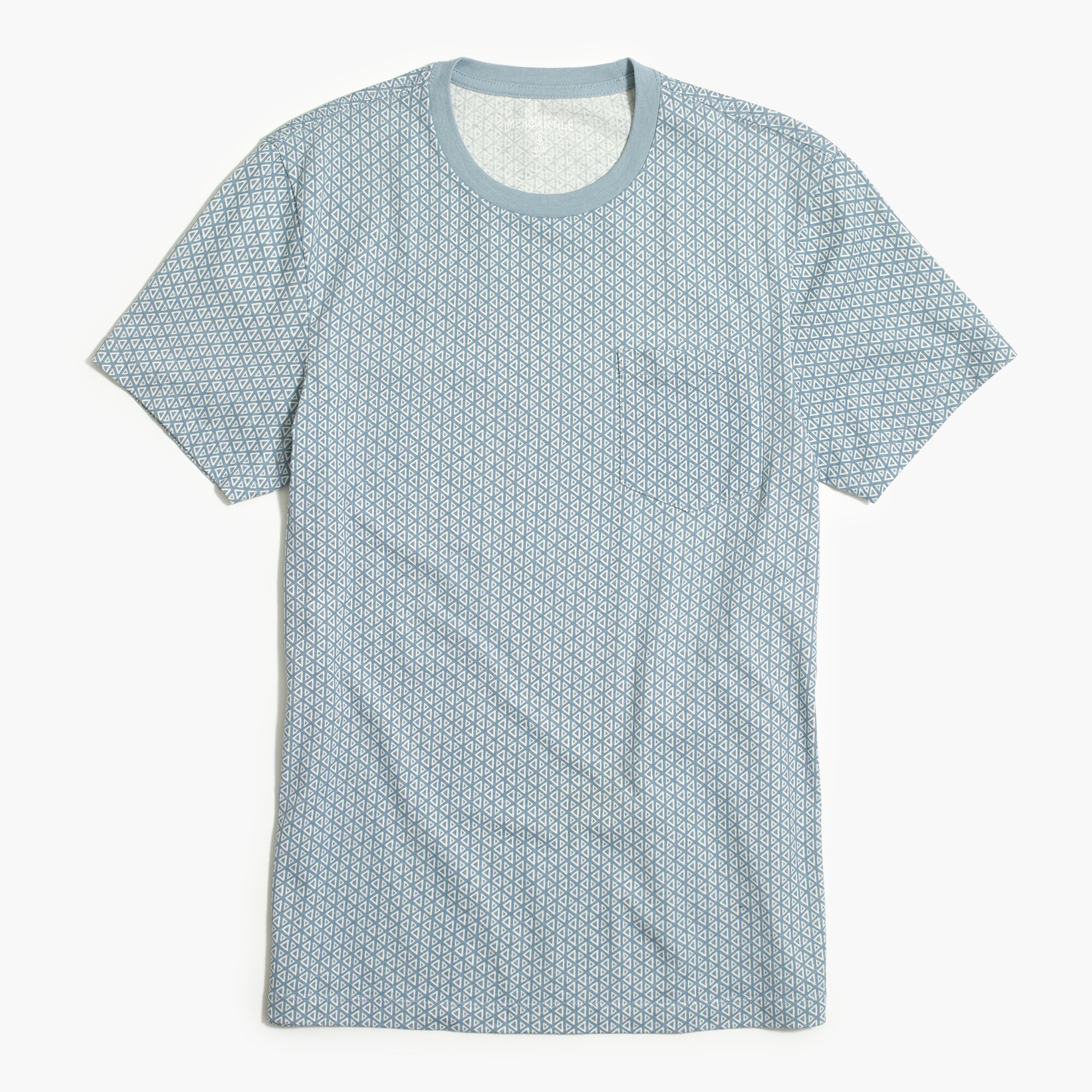 geo-printed tee for men