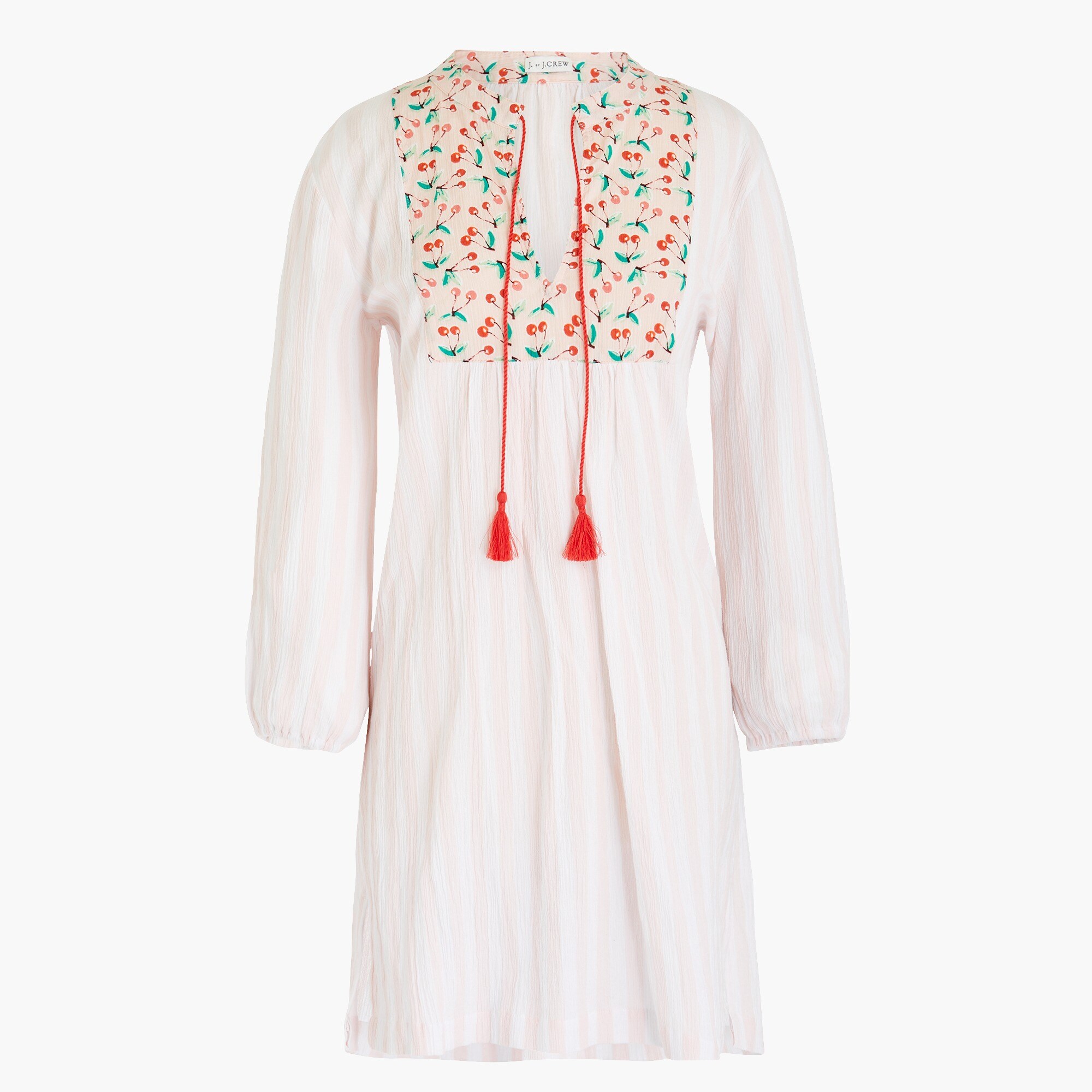 mixed print tunic for women