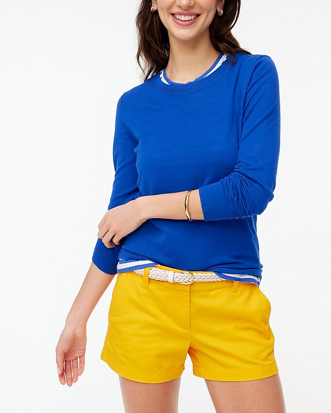 factory: cotton teddie sweater for women, right side, view zoomed