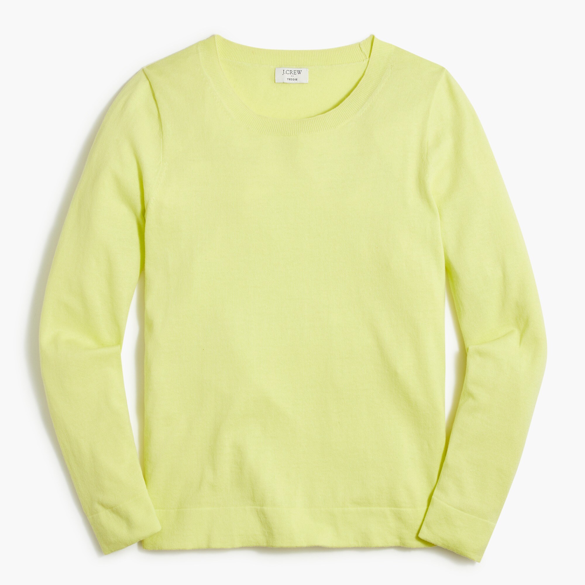 J crew cotton teddie sweater top
